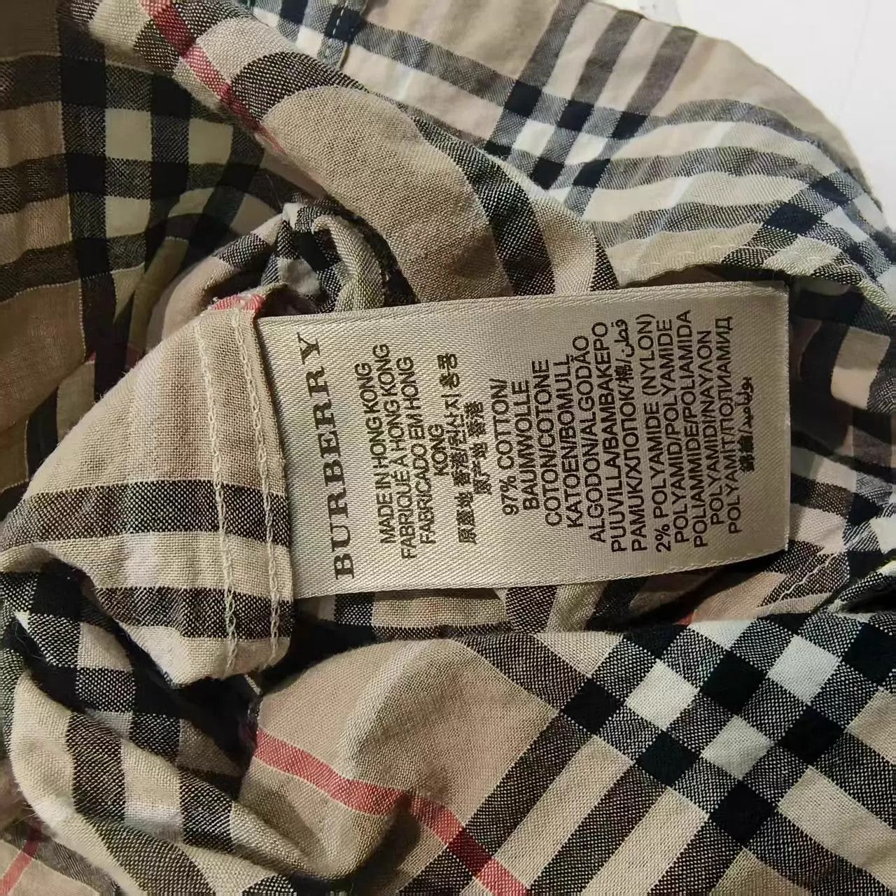 Burberry BURBERRY Women's Cotton Long Sleeve Shirt L (SF) Size L / US 10 / IT 46 - 4 Thumbnail