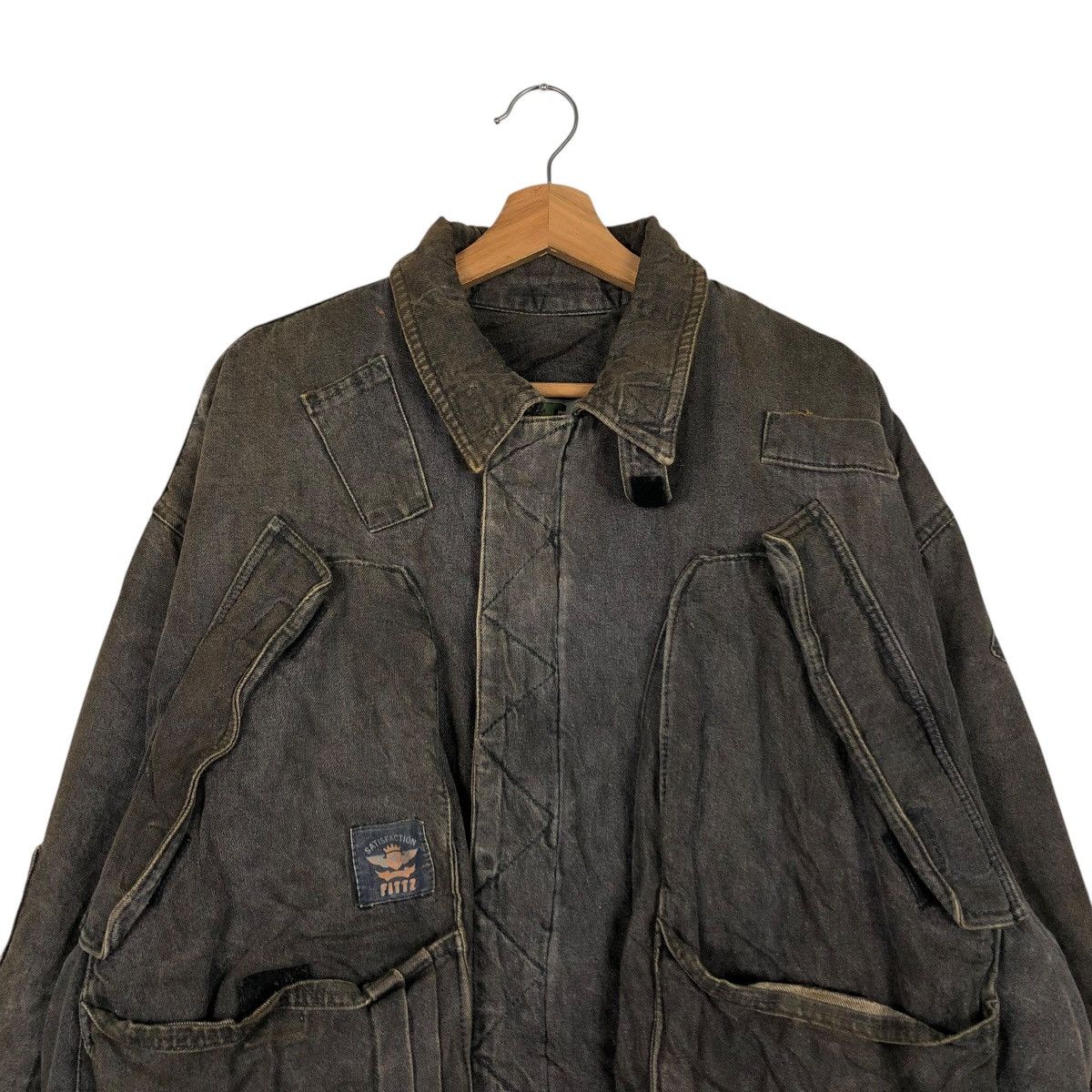 Japanese Brand 🔥VINTAGE BONDAGE BIKER BOMBER JACKET FITZ ISSEY MIYAKE Size US L / EU 52-54 / 3 - 5 Thumbnail