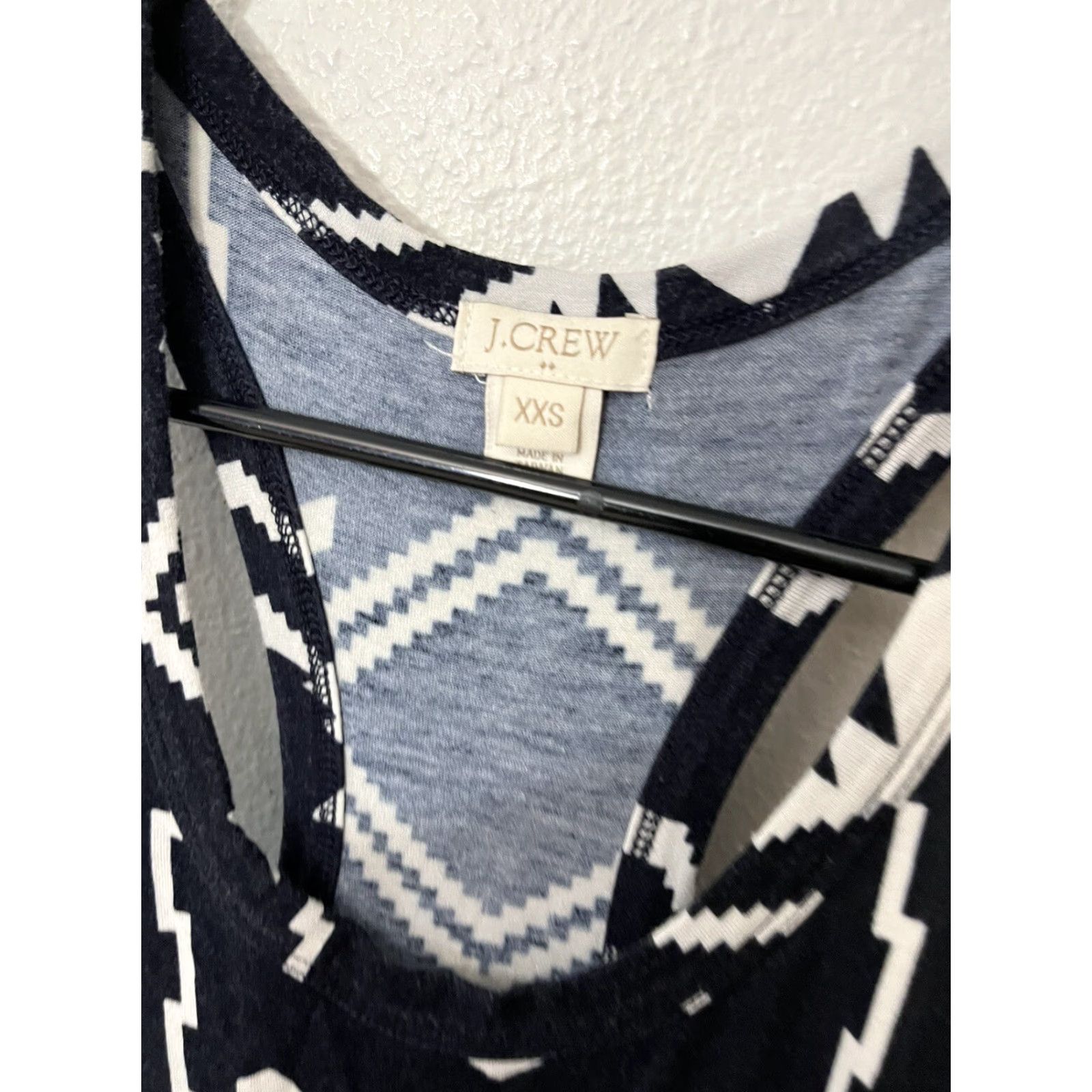 J.Crew J.CREW Midi Dress Shirt Woman XXS Sleeveless Black Flutter Sleeve Round Neck Ruffle Solid Cotton Elastane Spring/Summer Size XXS / US 00 / IT 34 - 3 Thumbnail
