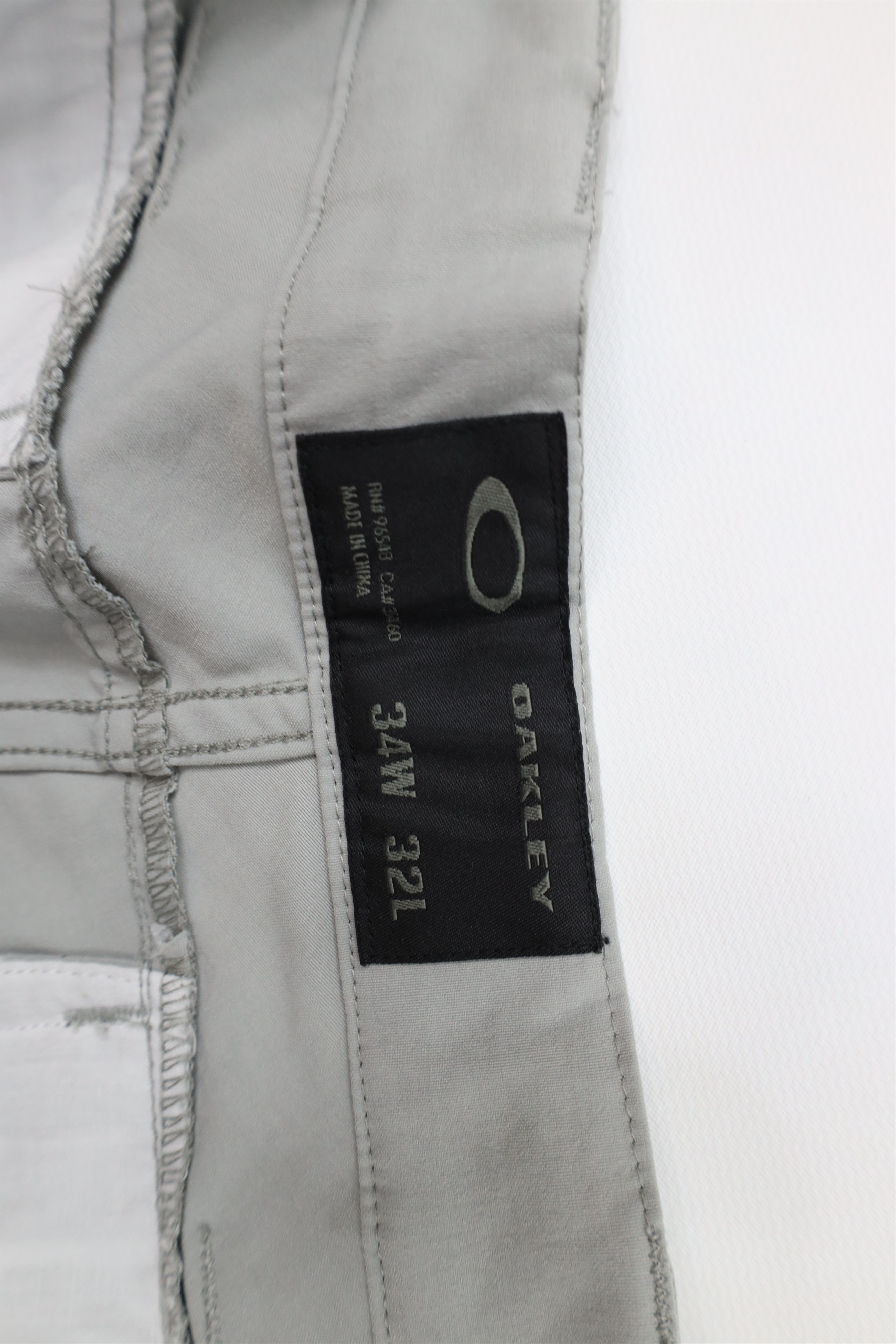 Oakley Vintage Oakley Stretch Wide Leg Chino Pants Trousers Gray Size US 34 / EU 50 - 9 Thumbnail