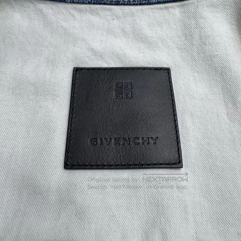 Givenchy Givenchy All-Over Logo Denim Jacket Size US S / EU 44-46 / 1 - 5 Thumbnail