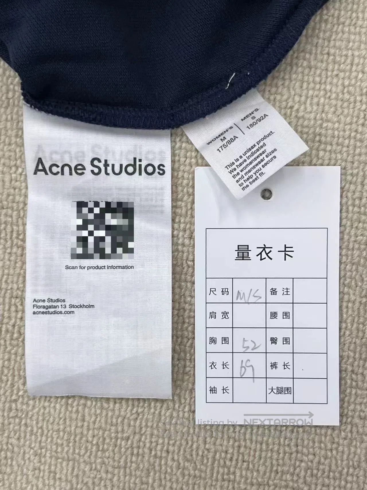 Acne Studios acne studios 3d embroidered logo casual t. Size US M / EU 48-50 / 2 - 4 Thumbnail