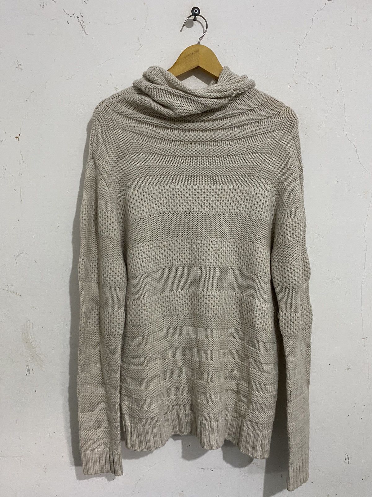 image of Hysteric Glamour x If Six Was Nine Ncfm Japanese Knitted Turtleneck Hysteric in White (Size XL)