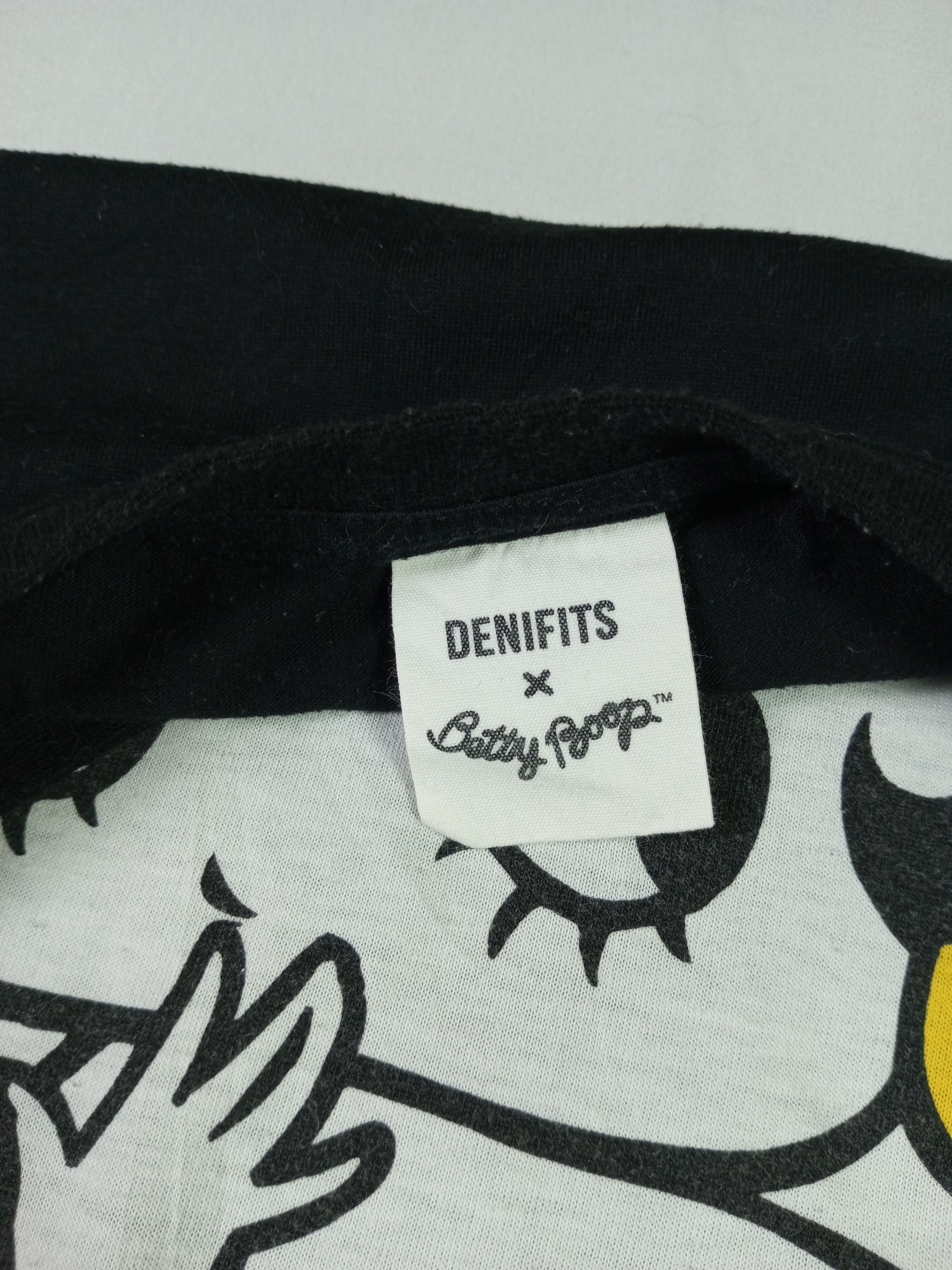 Vintage VINTAGE BETTY BOOP X DENIFITS T-SHIRT Size US L / EU 52-54 / 3 - 8 Thumbnail