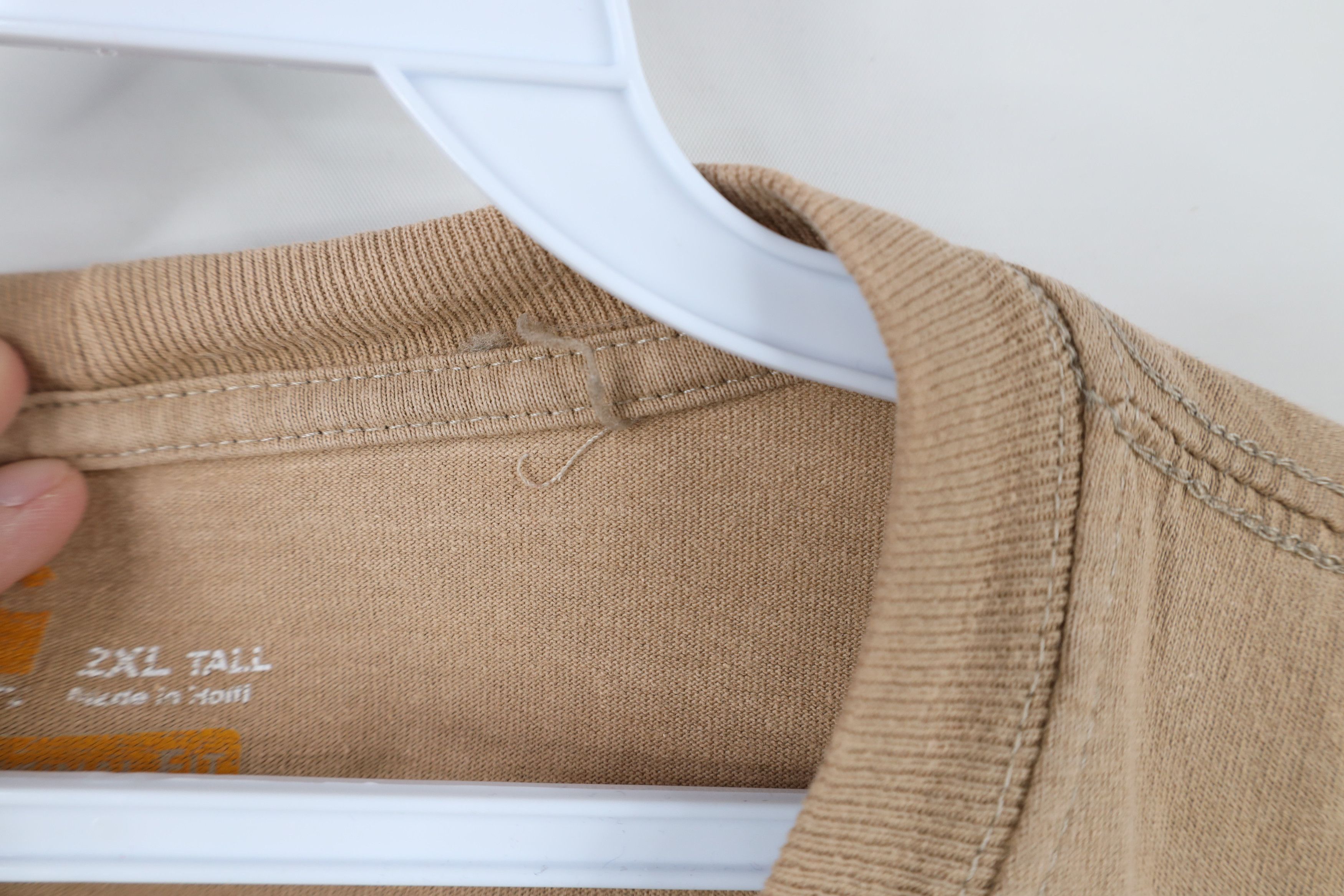 Carhartt × Vintage Vintage Y2K Carhartt Spell Heavy Cotton Pocket T-Shirt Khaki Size US XXL / EU 58 / 5 - 11 Thumbnail