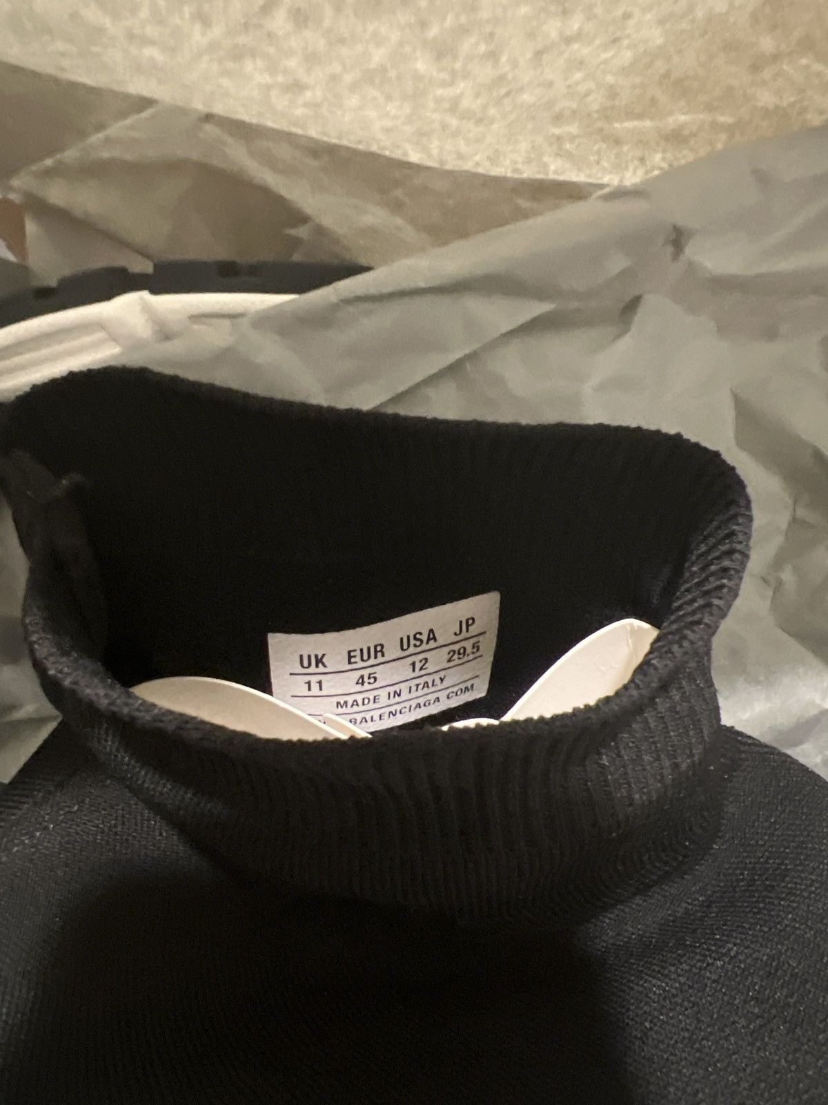 Balenciaga 3XL Knitted Sock Sneakers Size US 12 / EU 45 - 4 Thumbnail