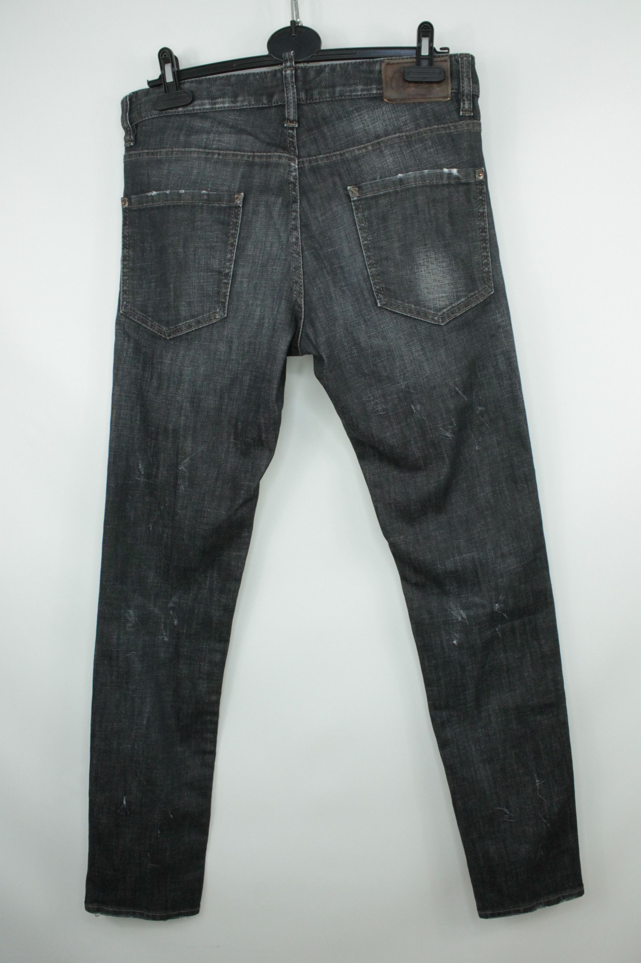 Dsquared2 Dsquared2 Cool Guy Slim Fit Distressed Black Denim Jeans Size US 32 / EU 48 - 10 Thumbnail