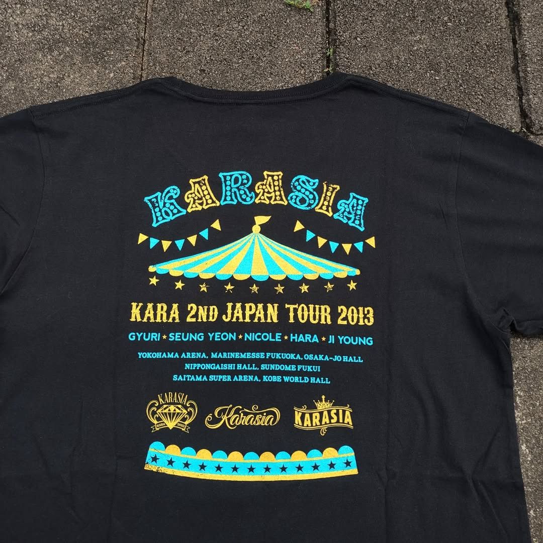 Band Tees KARA KPOP KARASIA Japan Tour 2013 Tee Size US L / EU 52-54 / 3 - 3 Thumbnail