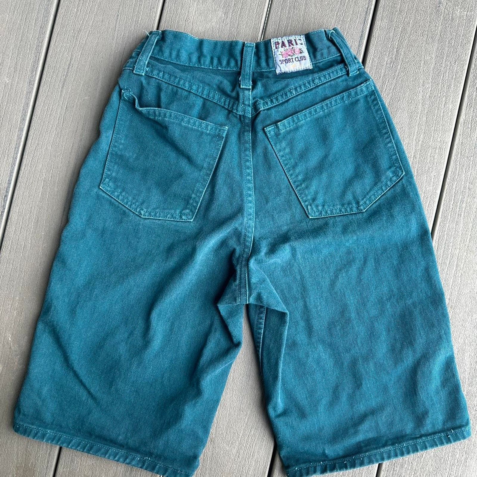 Other High waisted wide leg vintage denim shorts Size 24" / US 00 / IT 34 - 2 Thumbnail