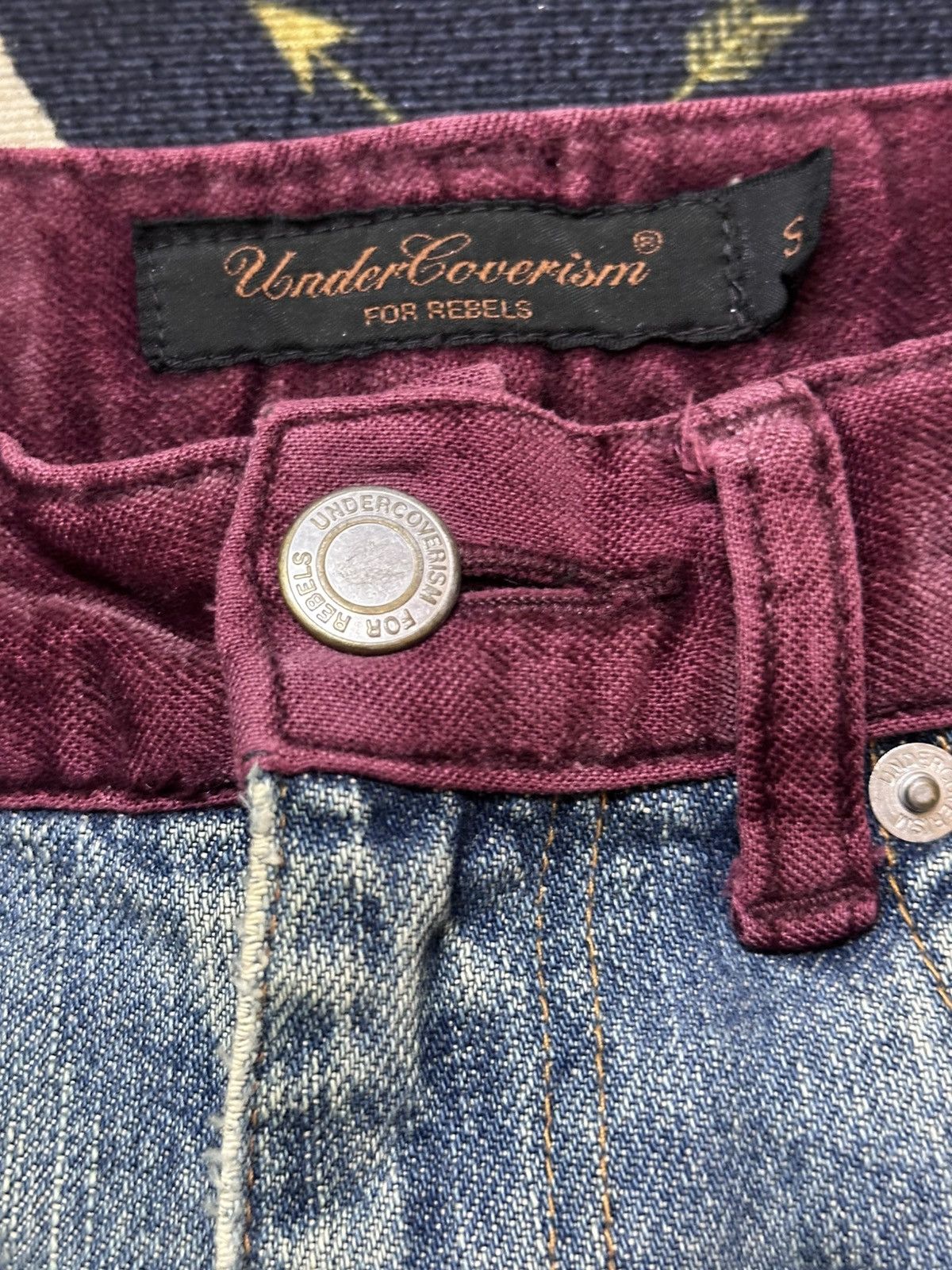 Undercover Vintage Undercover For Rebels Red Essence Faded Denim Size US 30 / EU 46 - 8 Thumbnail