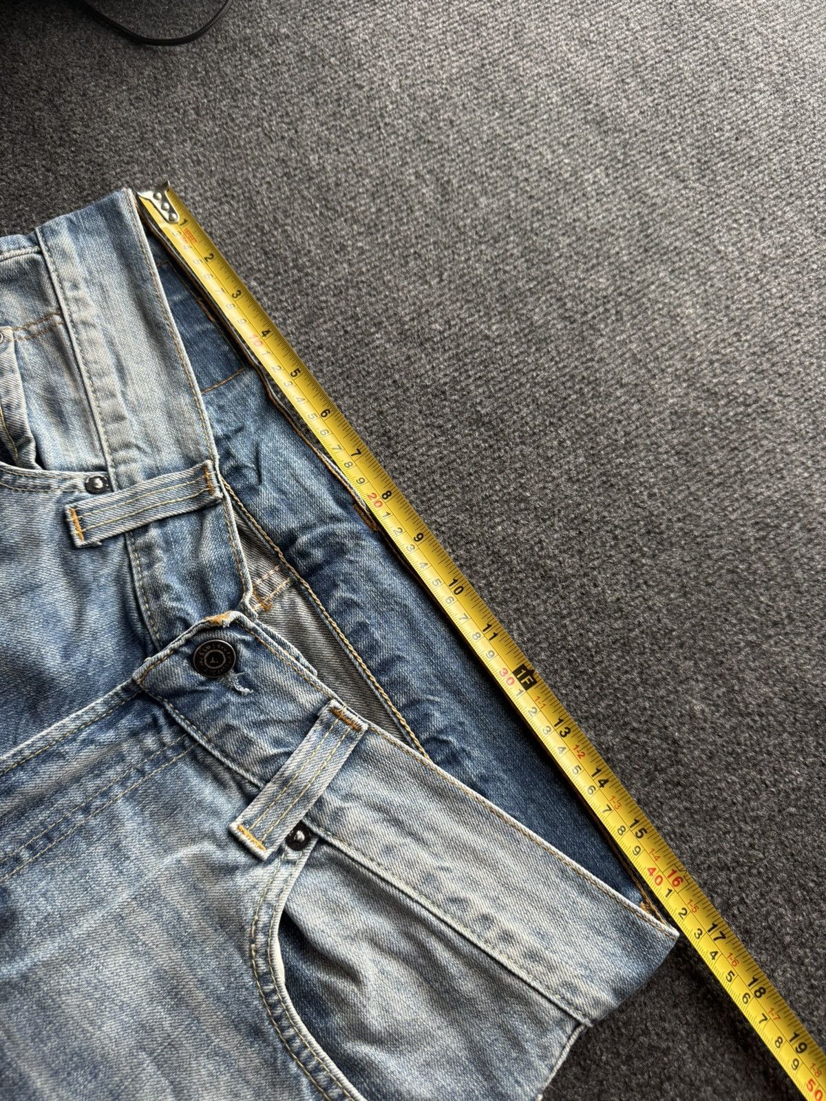 Levi's Retro VNTG 00s Y2K Levi’s 506 Bootcut Blue Denim Jeans Size US 32 / EU 48 - 9 Thumbnail