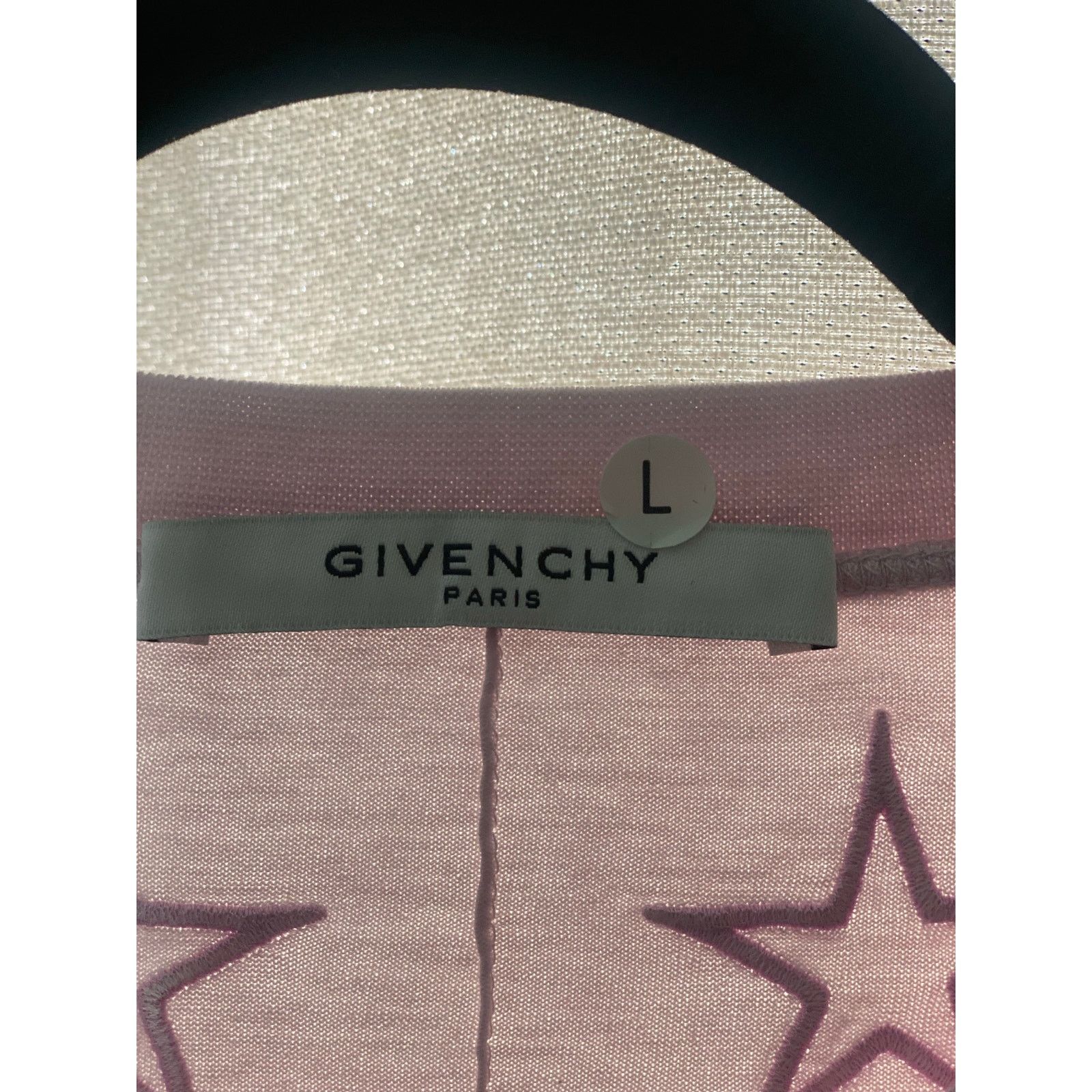 Givenchy Givenchy Star Embroidered Neck Tee m L Size US L / EU 52-54 / 3 - 2 Thumbnail