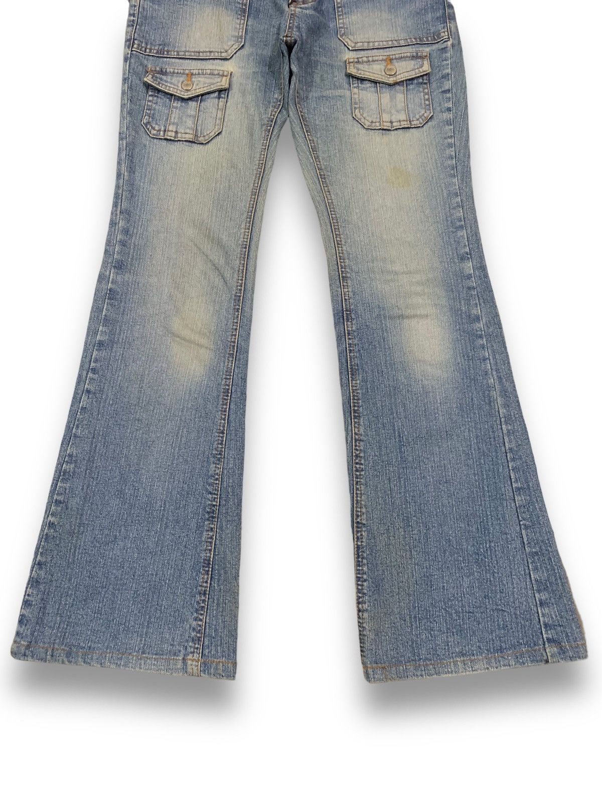 Hysteric Glamour Vintage Japanese Brand Mud Wash Low Rise Flare Bush Jeans Size US 29 - 9 Thumbnail