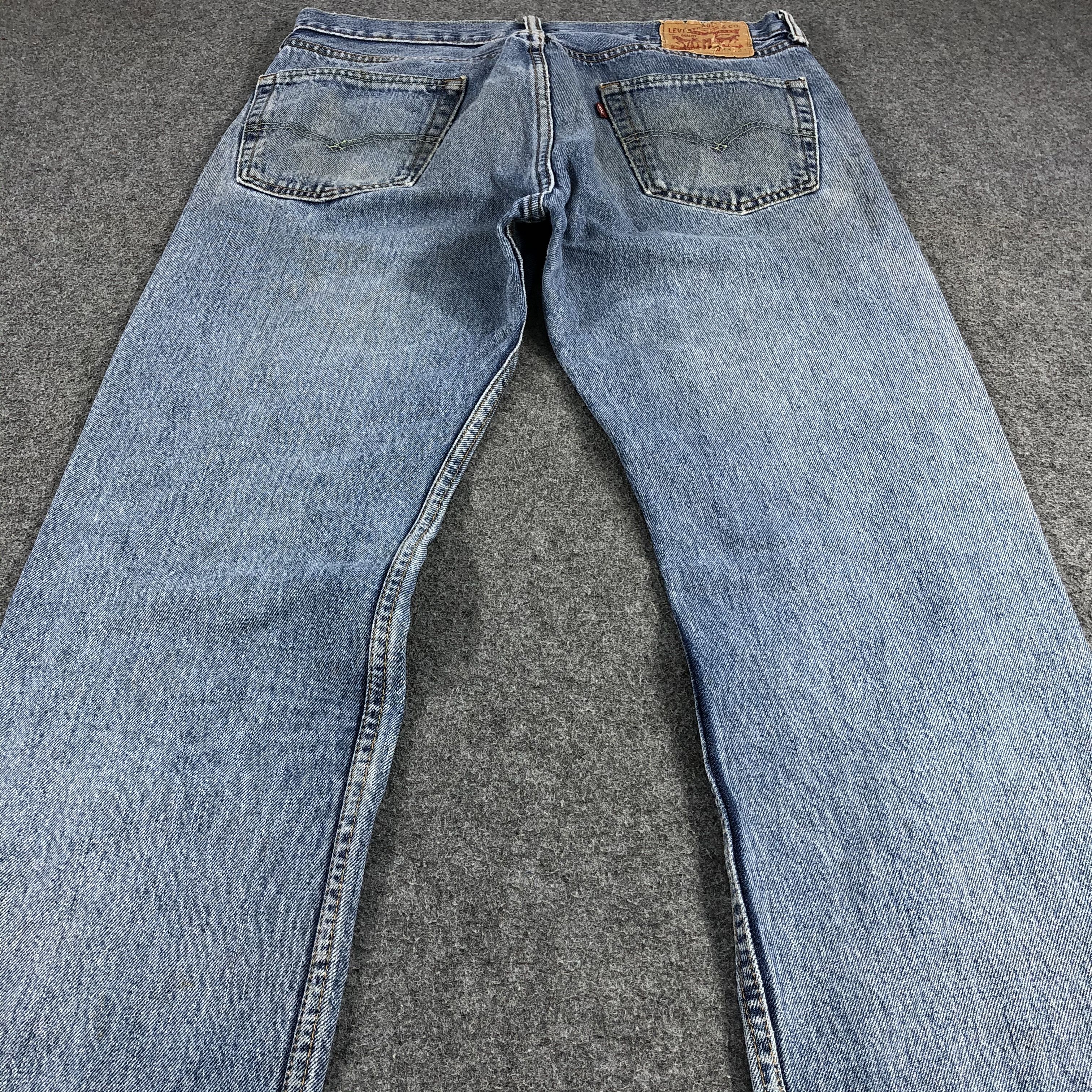 Levi's × Vintage Vintage Distress Levis 505 Jeans-JM1235 Size US 34 / EU 50 - 4 Thumbnail