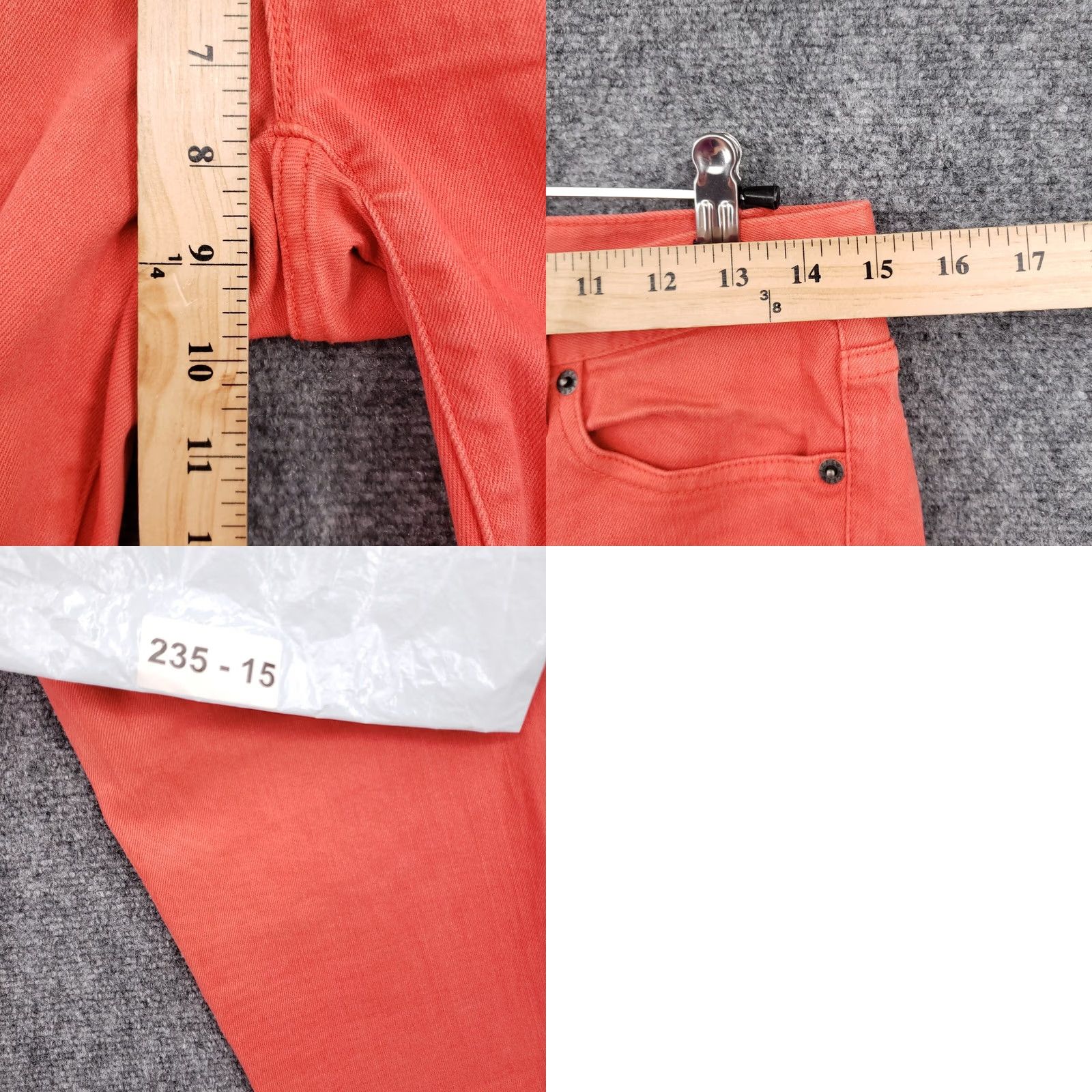 J.Crew J.Crew Jeans Women 26 Low Rise Toothpick Ankle Low Rise Medium Wash Orange Denim Jeans Women 26 Orange Denim Size 26" / US 2 / IT 38 - 9 Thumbnail