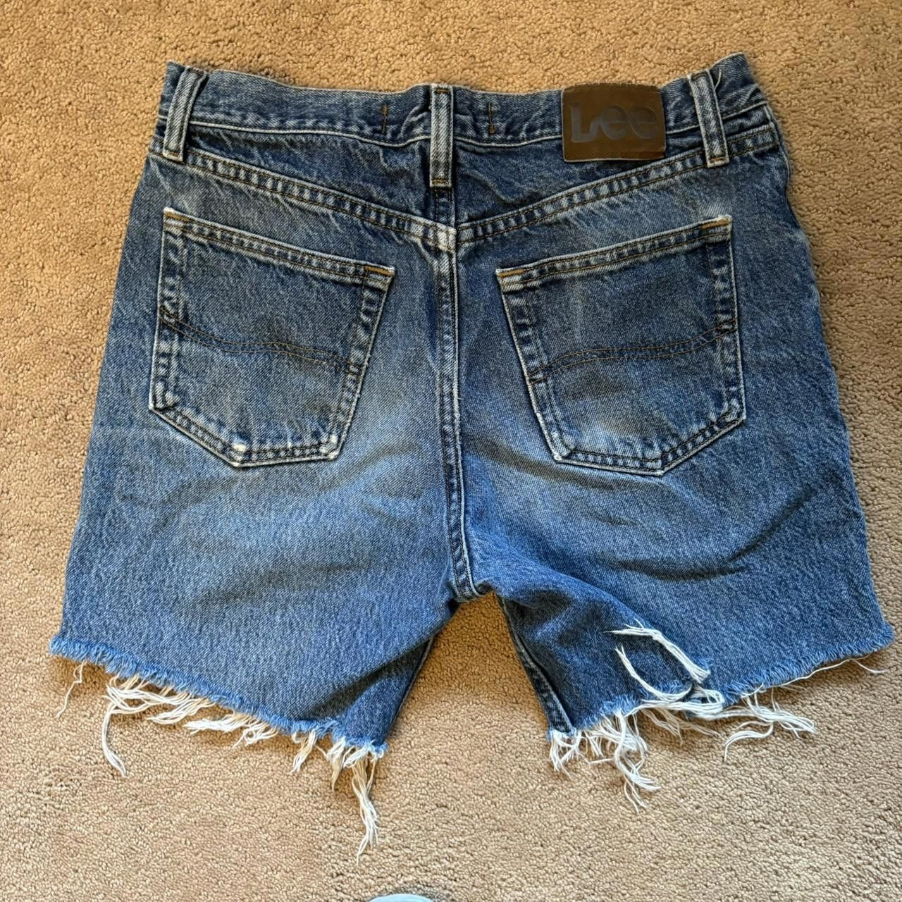 Lee Lee Women's Bermuda Denim Shorts Size 27" / US 4 / IT 40 - 2 Thumbnail
