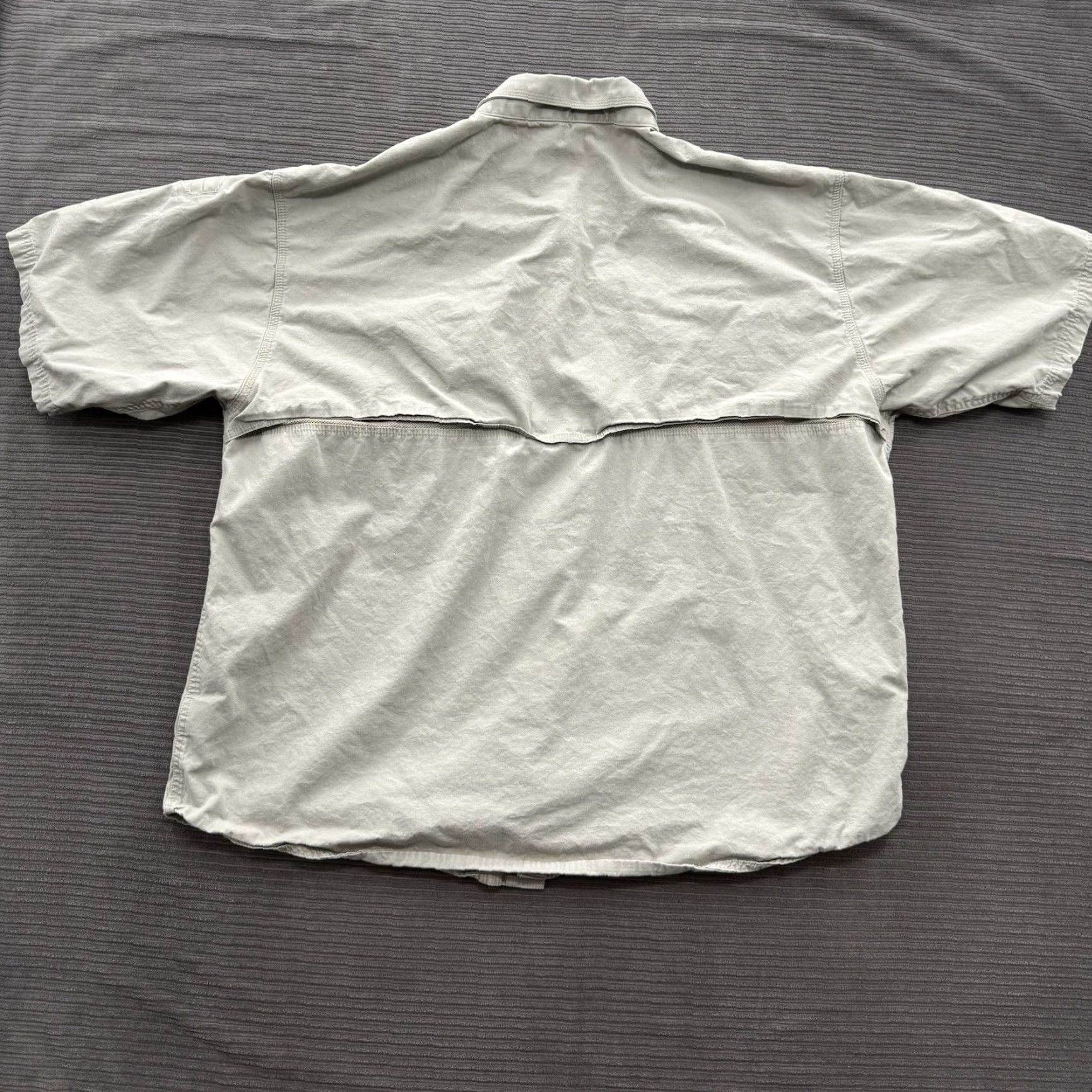 Vintage 5.11 Tactical Shirt Men 2XL Brown Cotton Short Sleeve Button-Up Workwear Outdoors Casual Size US XXL / EU 58 / 5 - 2 Thumbnail