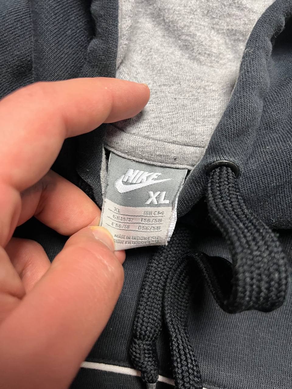 Nike Nike 90's Vintage Oversize Hooded Sweatshirt Y2K HYPE Drill Size US XL / EU 56 / 4 - 5 Thumbnail