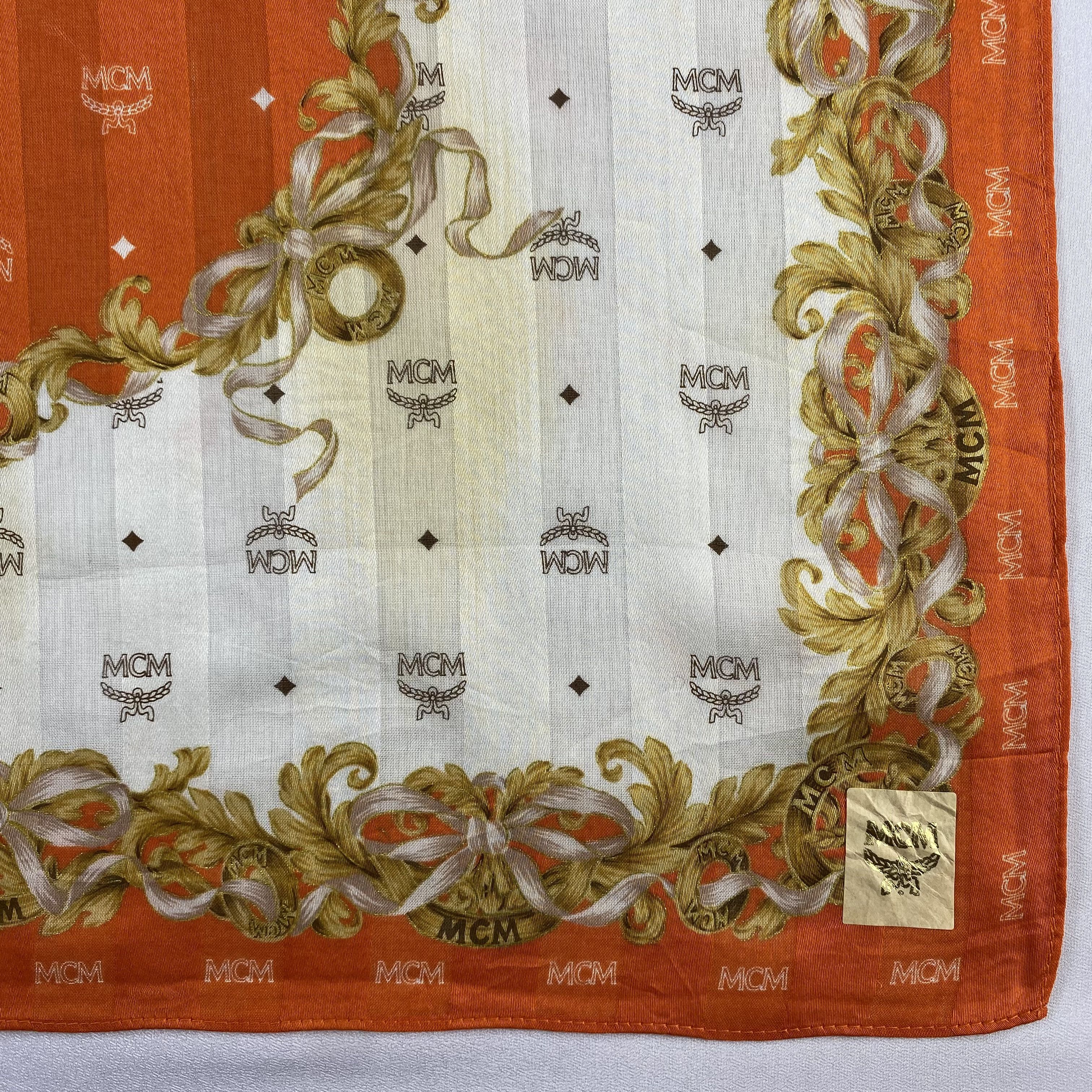 MCM × Vintage MCM Neckerchief / Bandana / Handkerchief-P1195 Size ONE SIZE - 3 Thumbnail
