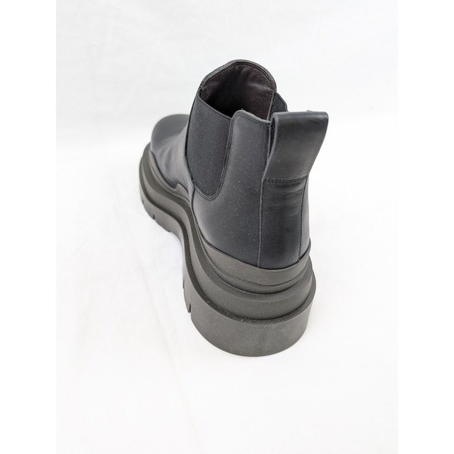 Bottega Veneta o1rshd1 Military Calf Tire Ankle Boots in Black Size US 11 / EU 44 - 11 Thumbnail