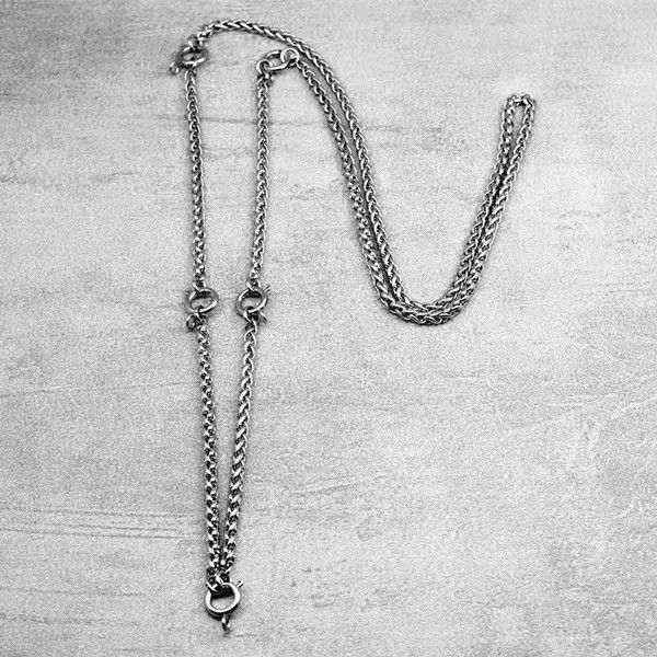 Other Stainless Steel Cable Keel Chain Necklace Size ONE SIZE - 1 Thumbnail