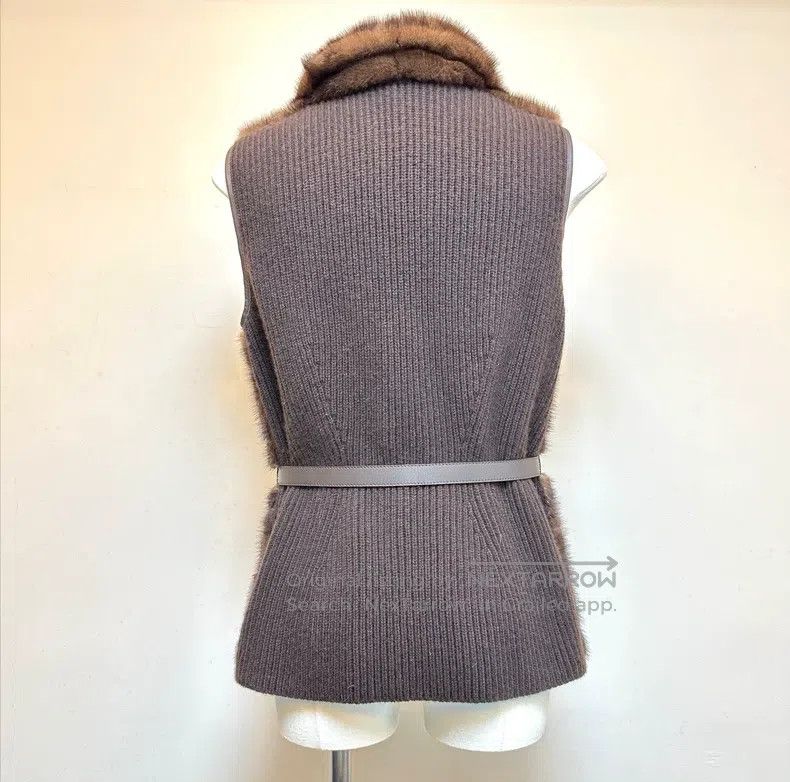 Loro Piana Loro Piana Mink and Cashmere Fur Vest Size XS / US 0-2 / IT 36-38 - 2 Thumbnail