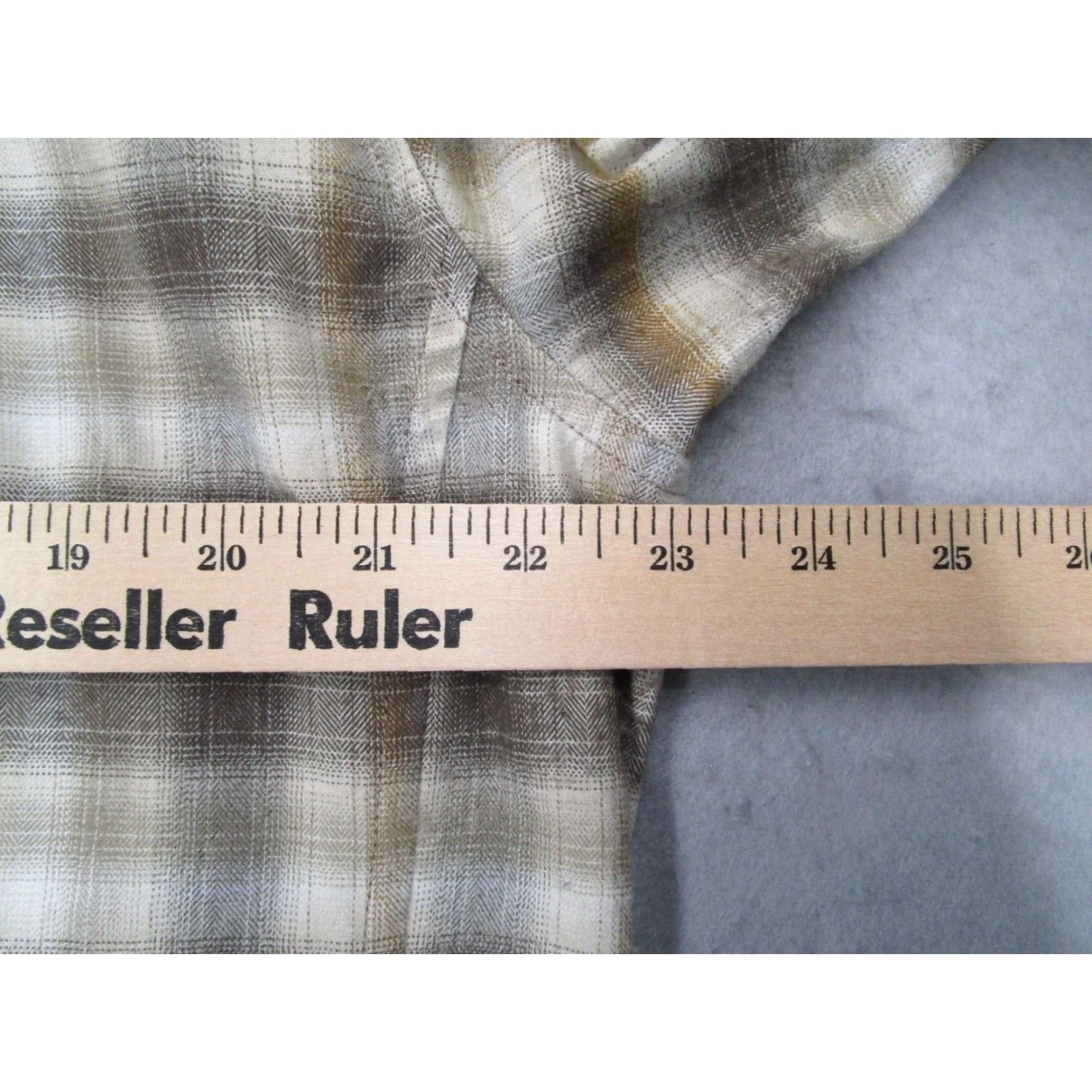 Prana prAna Shirt Mens Large Beige Plaid Button Up Flannel Snaps Outdoor Work Hike Size US L / EU 52-54 / 3 - 7 Thumbnail