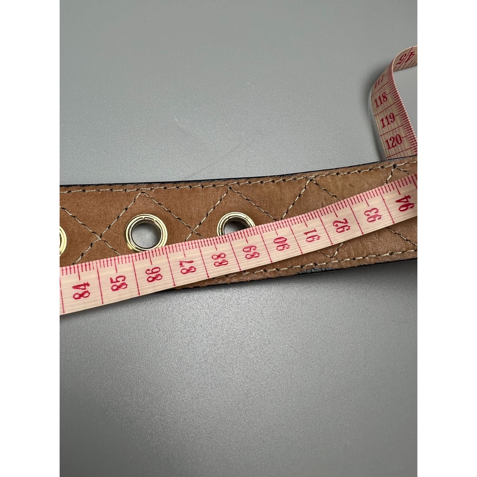 Dolce & Gabbana Dolce & Gabbana Patent Leather Quilted Logo Belt Size ONE SIZE - 13 Thumbnail