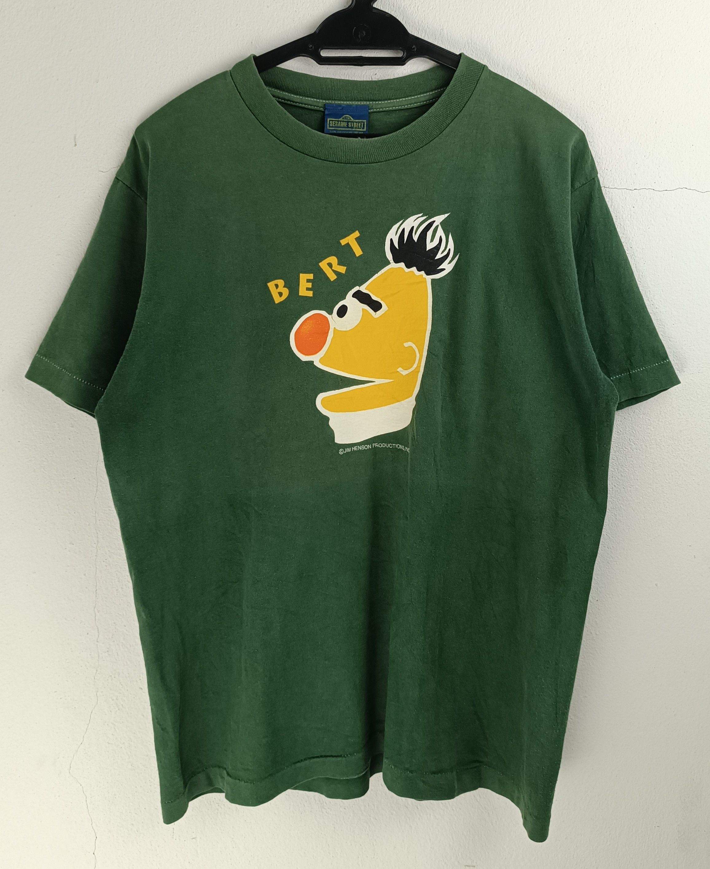 Vintage VINTAGE 90'S BERT SESAME STREET ELMO BIG BIRD KERMIT Size US M / EU 48-50 / 2 - 3 Thumbnail