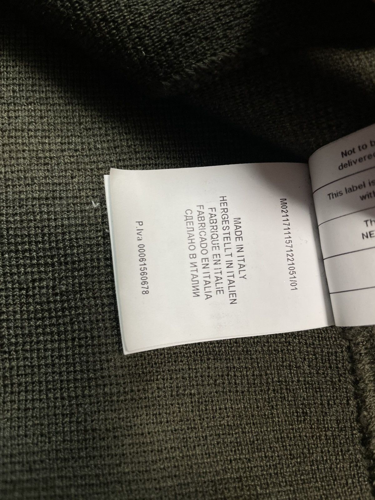 Gran Sasso Gran Sasso Olive Green Travel Virgin Wool Blazer Size 50 Size 50S - 9 Thumbnail