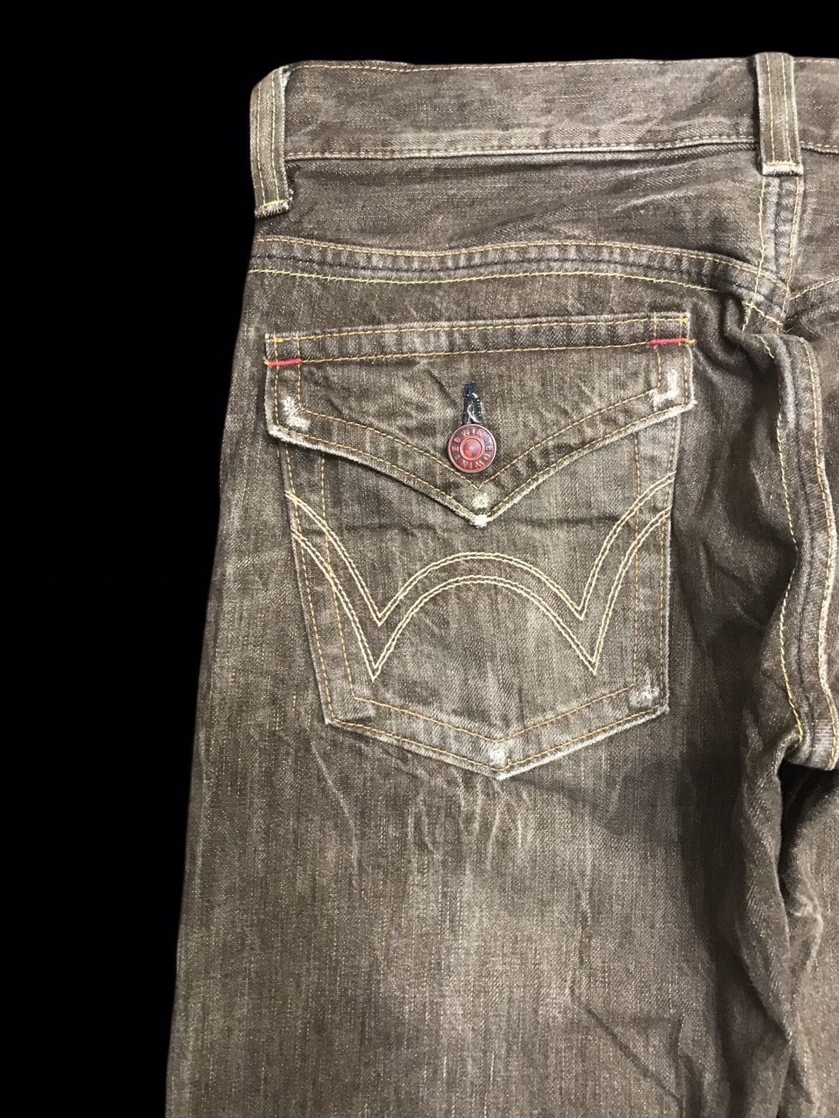 Edwin 💥FLARE💥ARCHIVAL RARE EDWIN 503 SICK FADES FLARE DENIM F382 Size US 32 / EU 48 - 11 Thumbnail