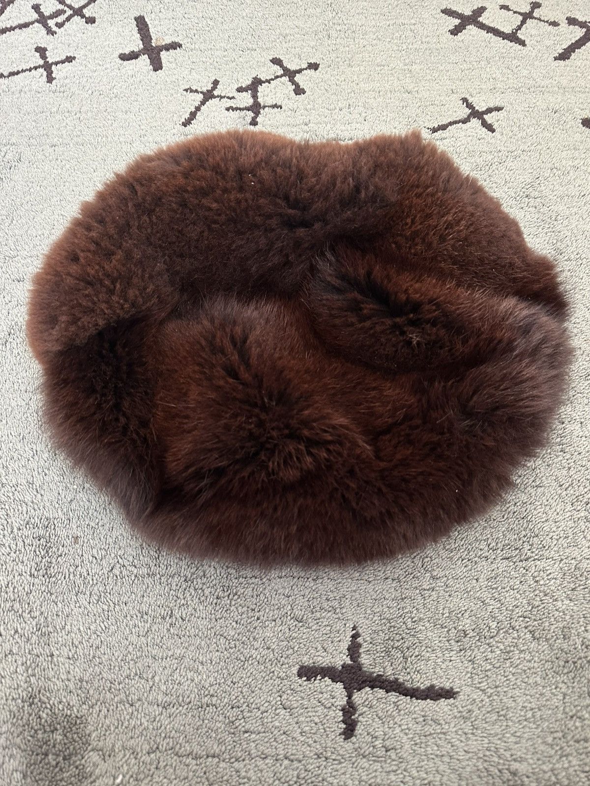 Valentino Archive Valentino Fall 1992 Fur Hat Vintage Runway Size ONE SIZE - 3 Thumbnail