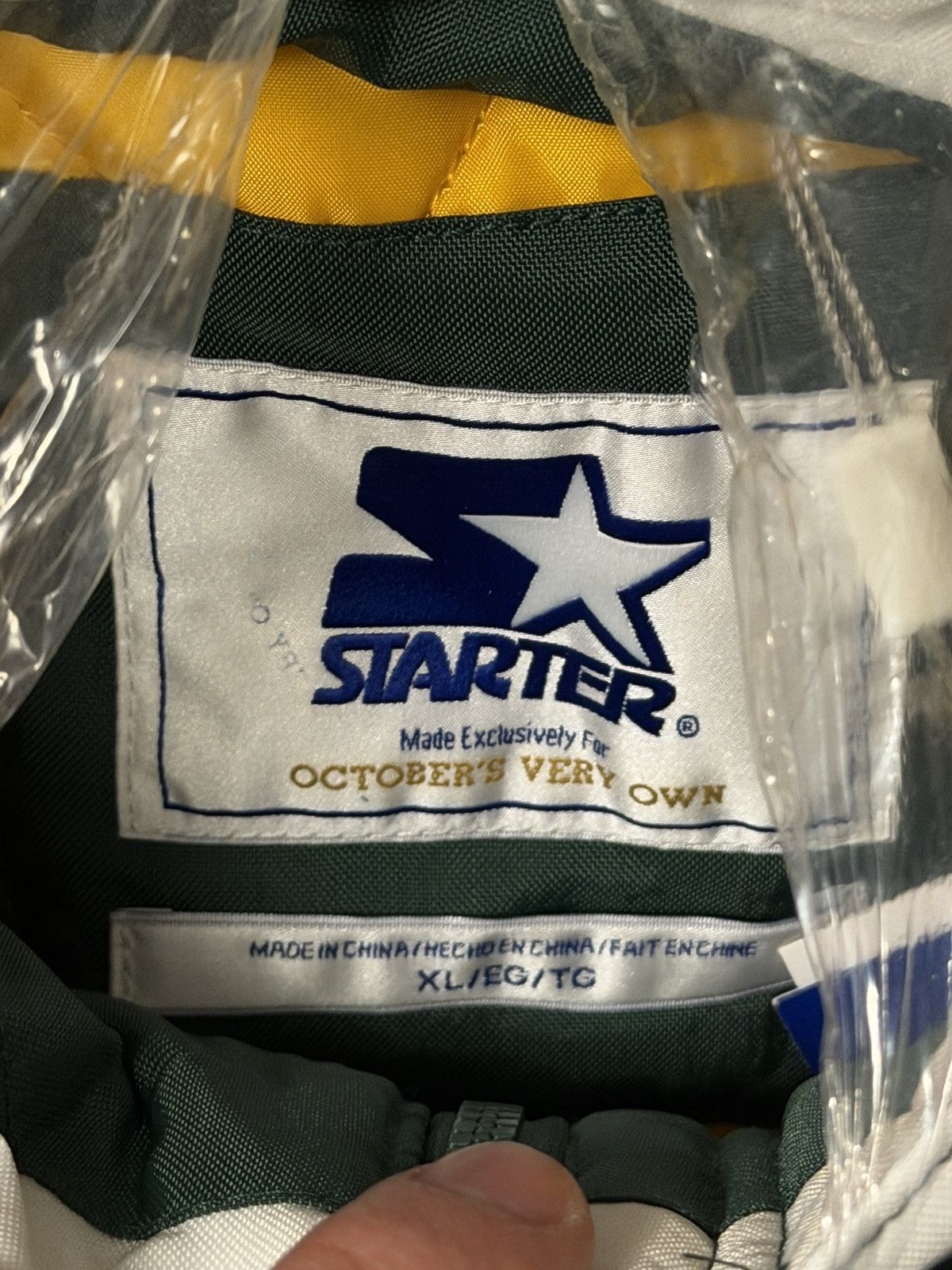 Drake OVO x NFL GREEN BAY PACKERS STARTER® SIDELINE PUFFER JACKET Size US XL / EU 56 / 4 - 15 Thumbnail