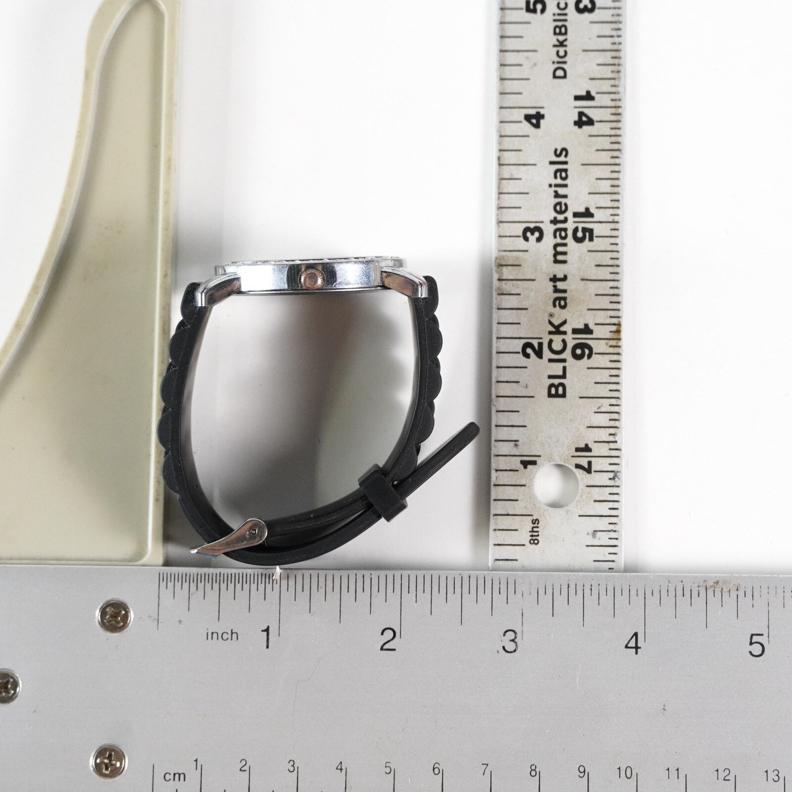 Geneva Geneva Stainless Steel Crystal Watch Bracelet Wristwatch Size ONE SIZE - 8 Thumbnail