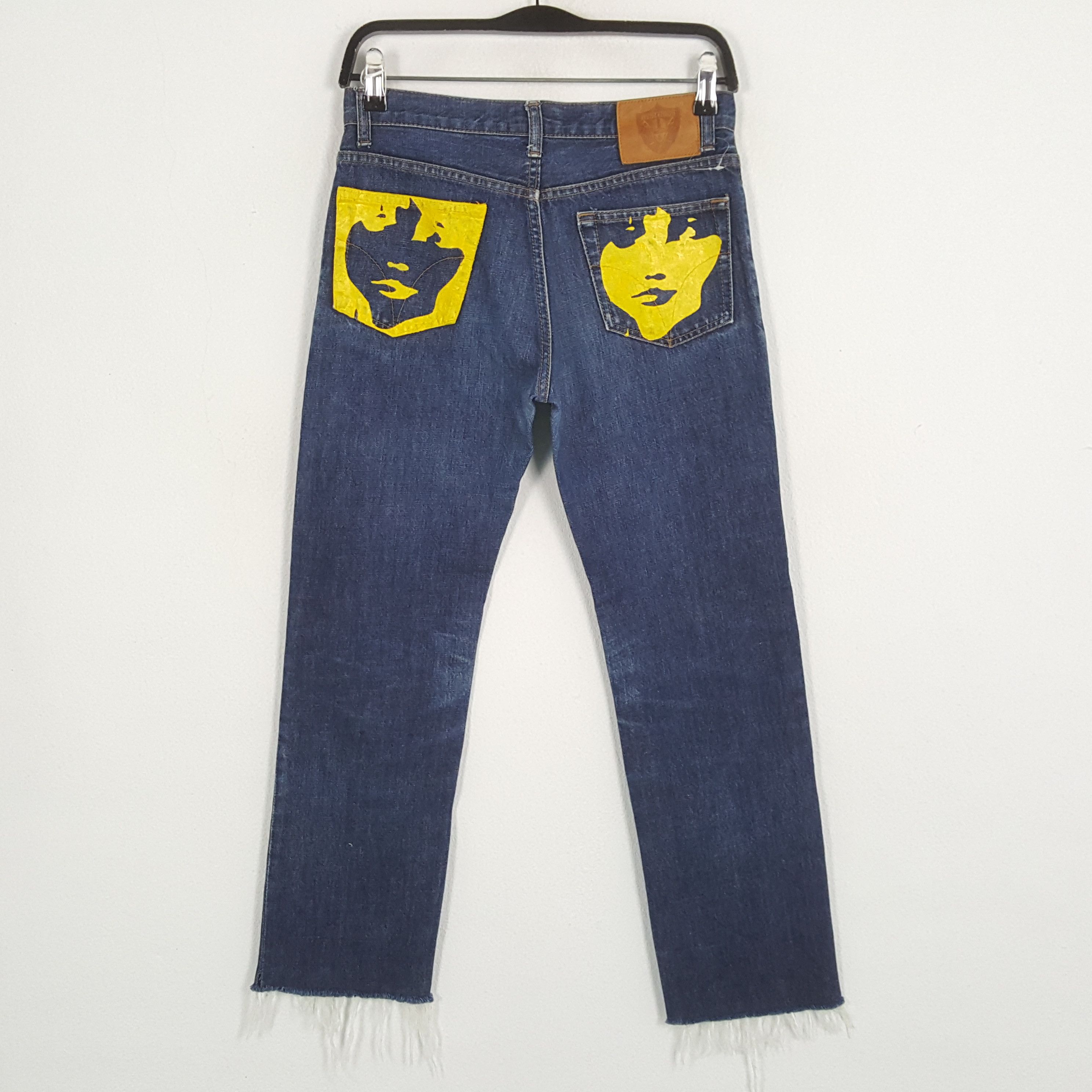 Hysteric Glamour HYSTERIC GLAMOUR Japanese Brand Streetwear Custom Art Jeans Size US 27 - 1 Thumbnail