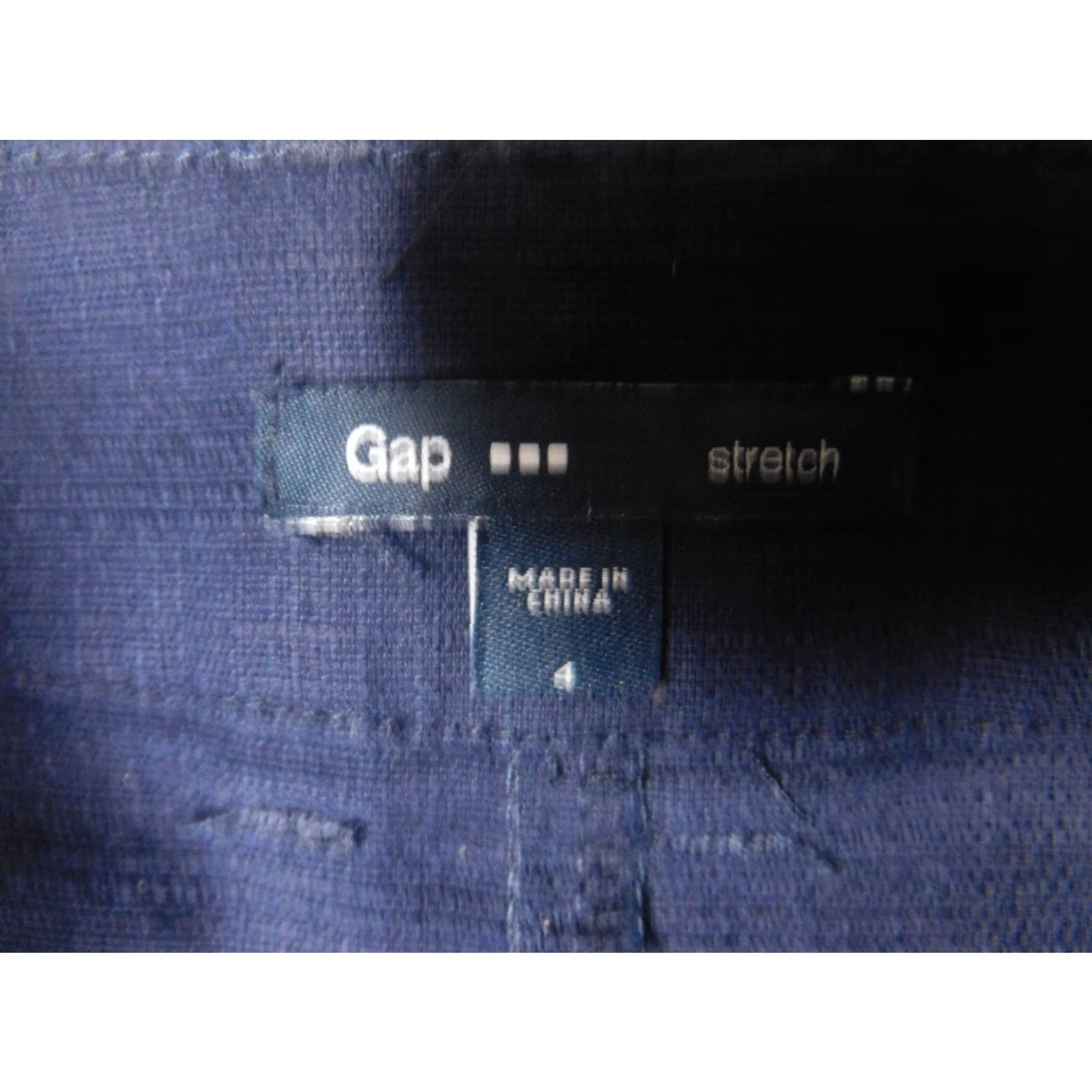 Gap Gap Skirt Womens 4 Blue A-Line Knit Stretch Knee Length Casual Size 27" / US 4 / IT 40 - 6 Thumbnail