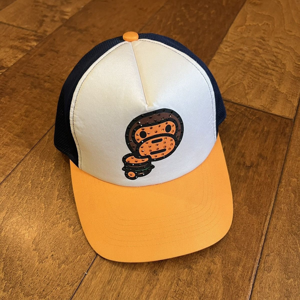 Bape Bape 2006 Swarovski Trucker Hat Baby Milo Size ONE SIZE - 1 Thumbnail