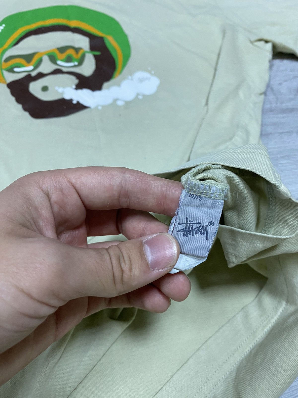 Stussy Stussy Rasta RARE vintage smoke t-shirt Jamaica Size US M / EU 48-50 / 2 - 6 Thumbnail