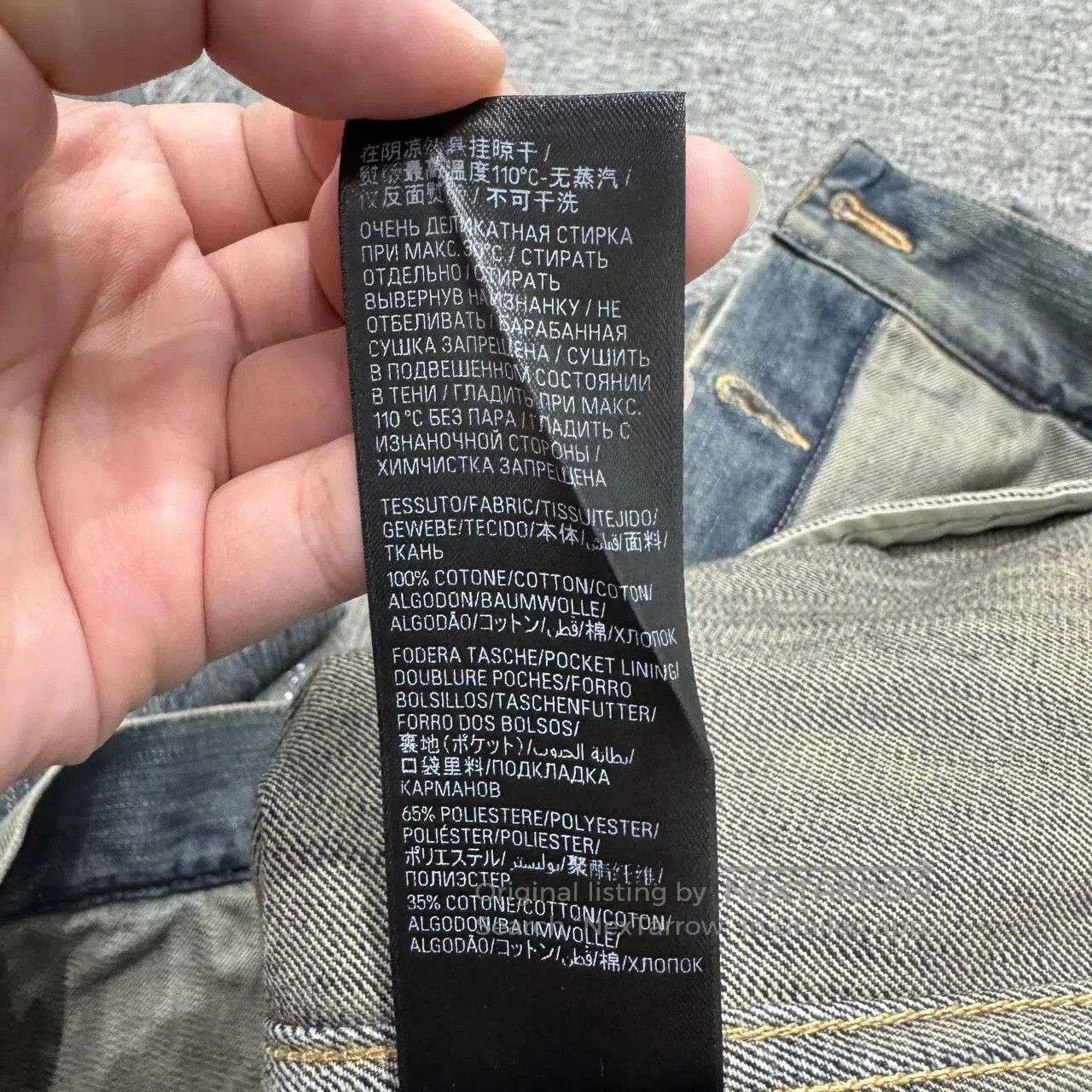Balenciaga balenciaga graffiti embellished denim jacket. Size US L / EU 52-54 / 3 - 5 Thumbnail