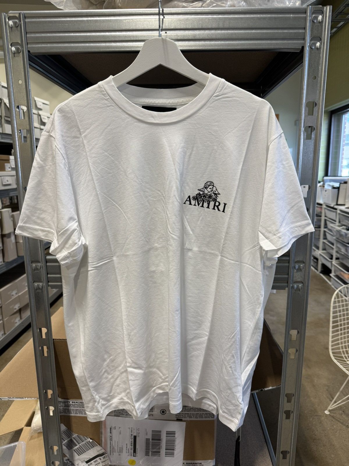 Amiri Amiri Cherub Logo T-Shirt NEW 550$ Size US L / EU 52-54 / 3 - 2 Thumbnail