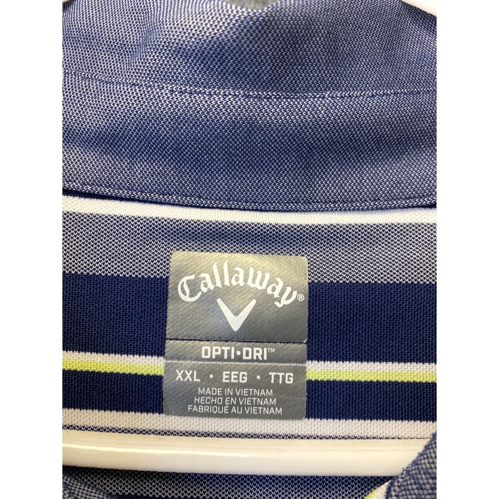 Callaway VINTAGE Callaway Golf Polo Shirt 2XL Gray Blue Stripes Outdoor Mens Activewear Size US XXL / EU 58 / 5 - 4 Thumbnail