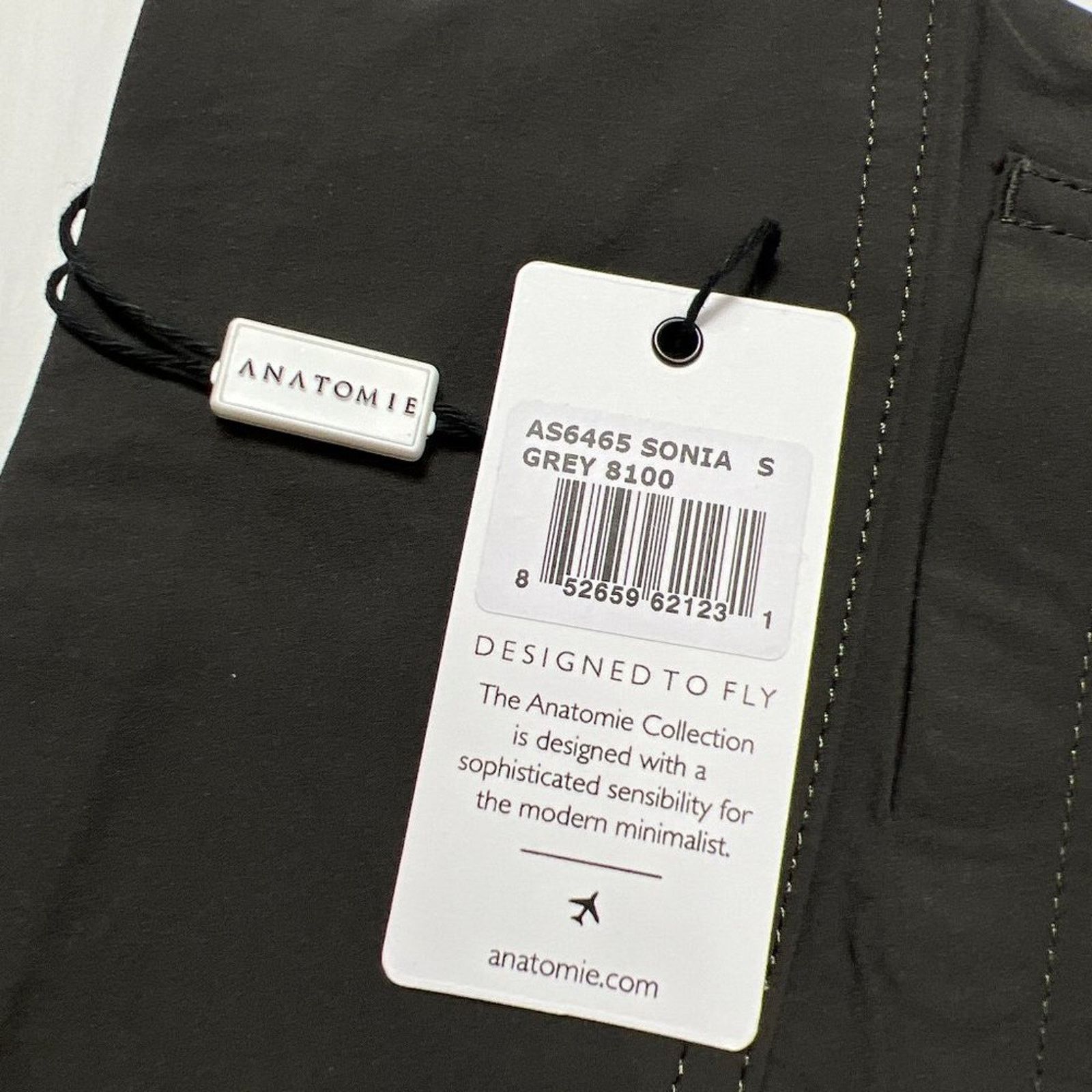 Other Anatomie Sonia Curvy Side Zip Travel Pant Gray Size S Size 29" - 7 Thumbnail