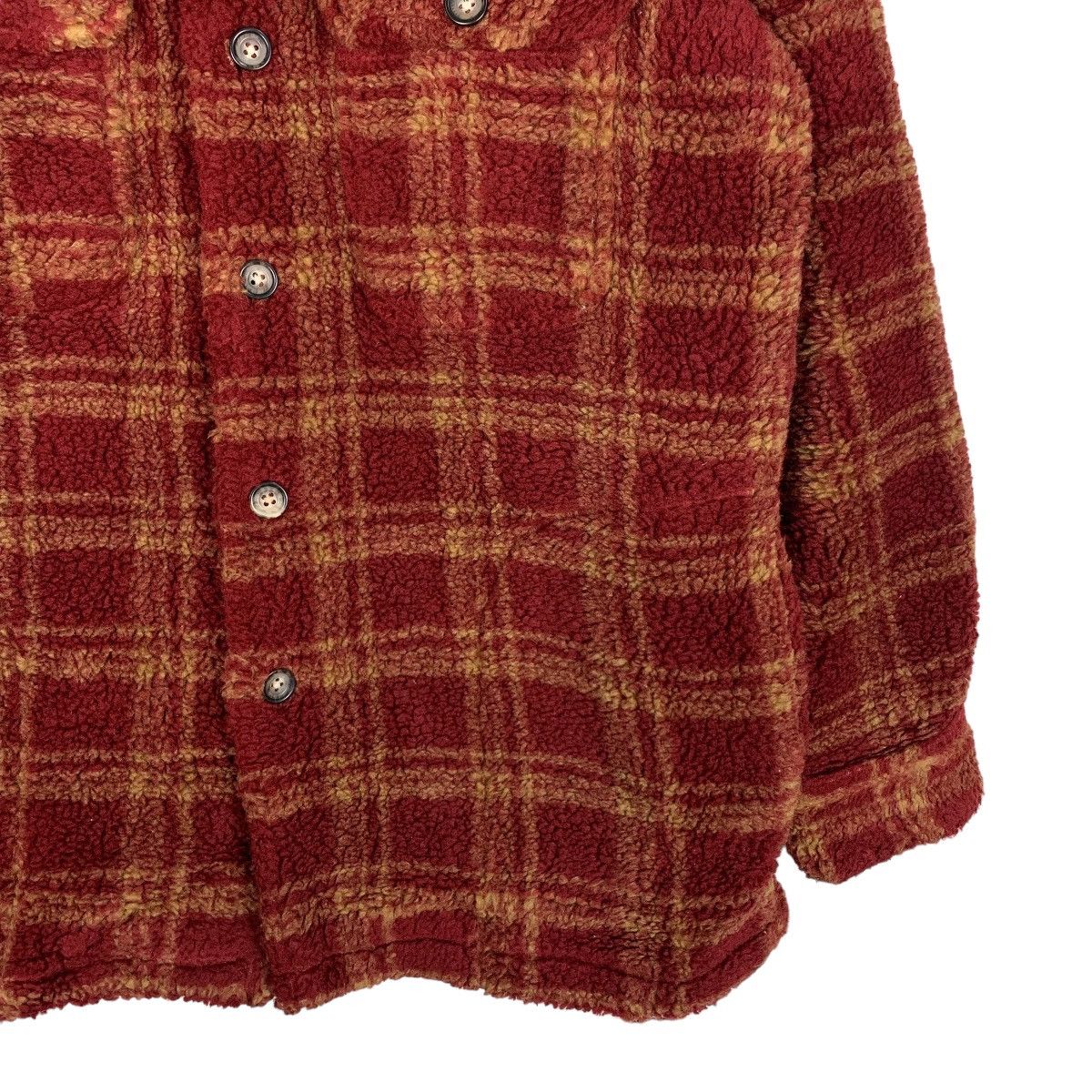 Japanese Brand RALPH ETON Checked Tartan Fleece Flannel Jacket #0610-C28 Size US M / EU 48-50 / 2 - 6 Thumbnail