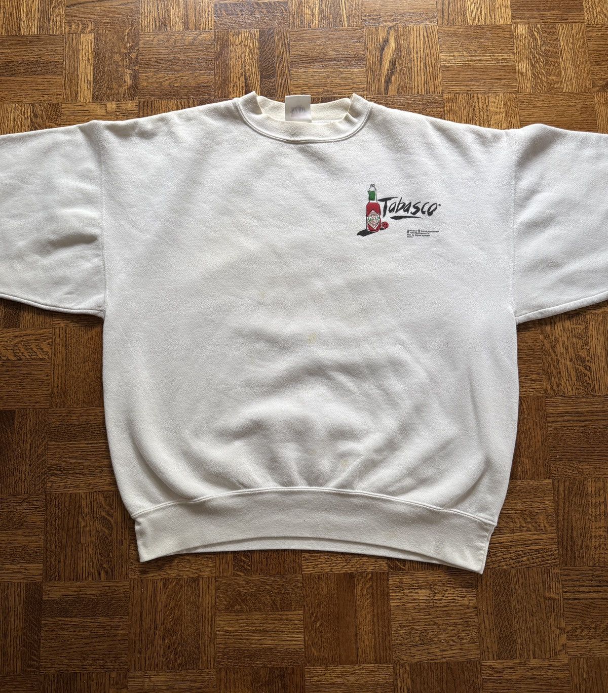 Vintage Vintage 90s Tabasco Hot Sauce Graphic Crewneck Sweatshirt Size US XL / EU 56 / 4 - 2 Thumbnail