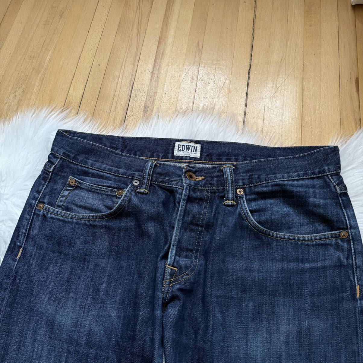 Edwin 📌 Vintage Edwin Japanese Washed Y2K Regular Jeans Size US 34 / EU 50 - 13 Thumbnail