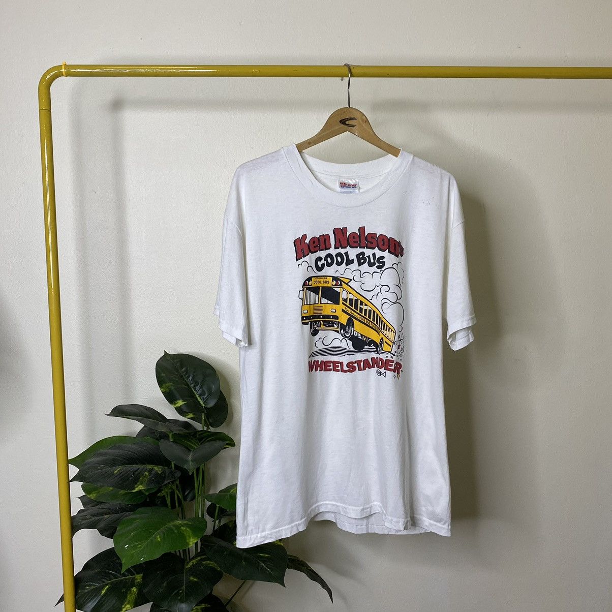 Vintage Vintage 2000s Ken Nelson School Bus Wheelstander Drag Race T Size US L / EU 52-54 / 3 - 1 Thumbnail