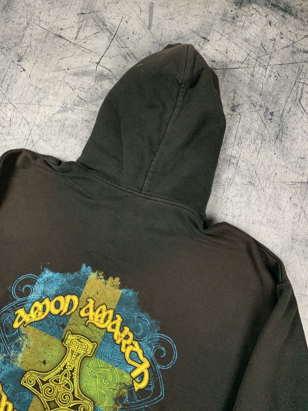 Band Tees Vintage Y2K Amon Amarth Full Zip Rock Band Hoodie AOP Print Size US XXL / EU 58 / 5 - 12 Thumbnail