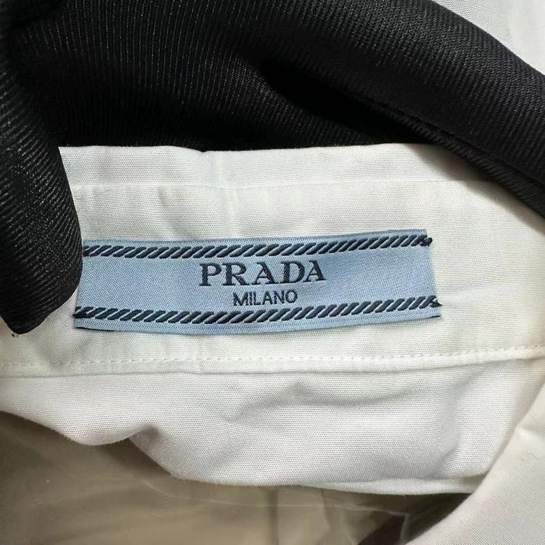 Prada Prada White belt sleeveless dress 2503-Nextarrow Size S / US 4 / IT 40 - 3 Thumbnail
