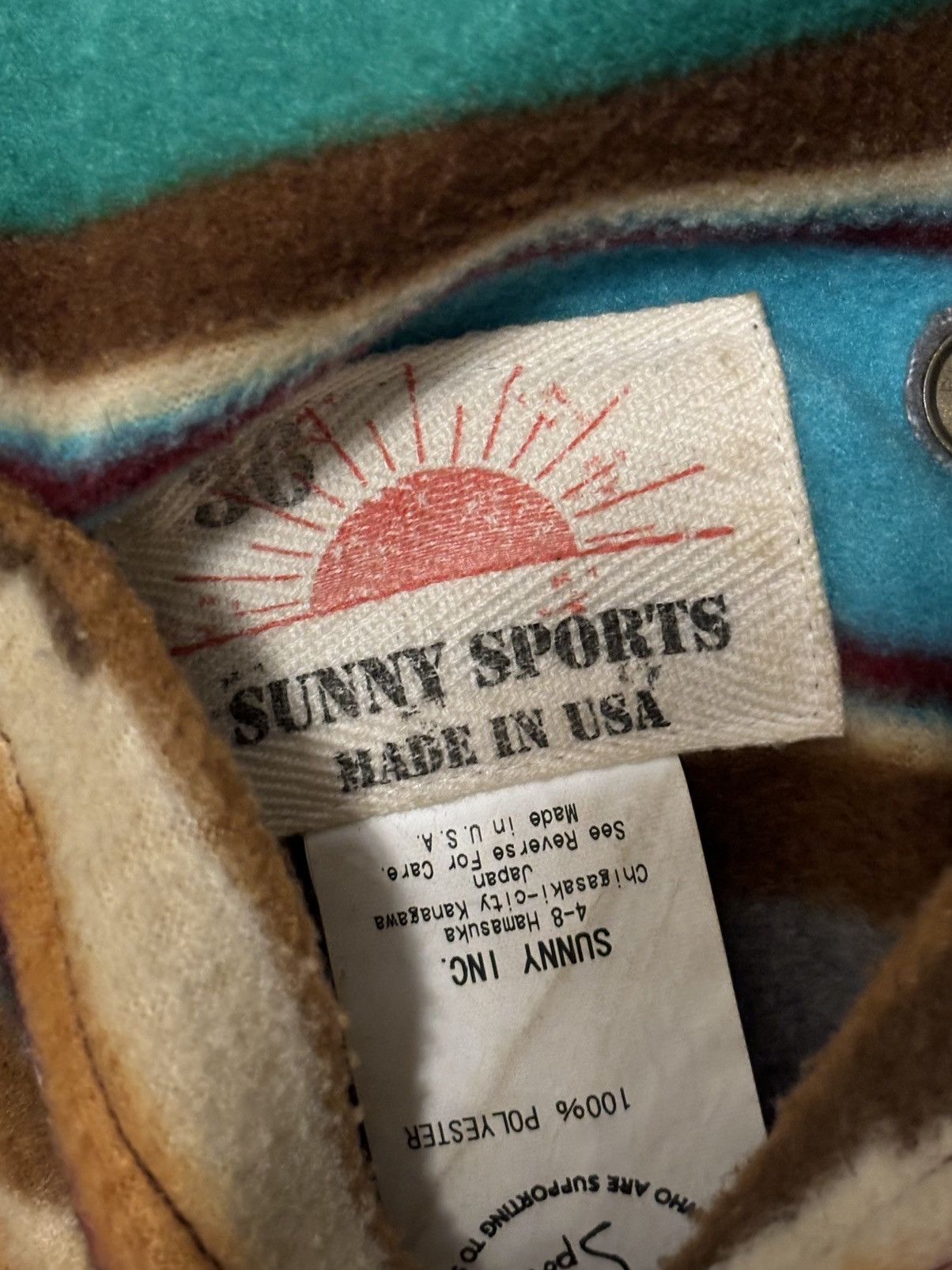 Sunny Sports × Vintage Printed Fleece Vest Size US S / EU 44-46 / 1 - 3 Thumbnail