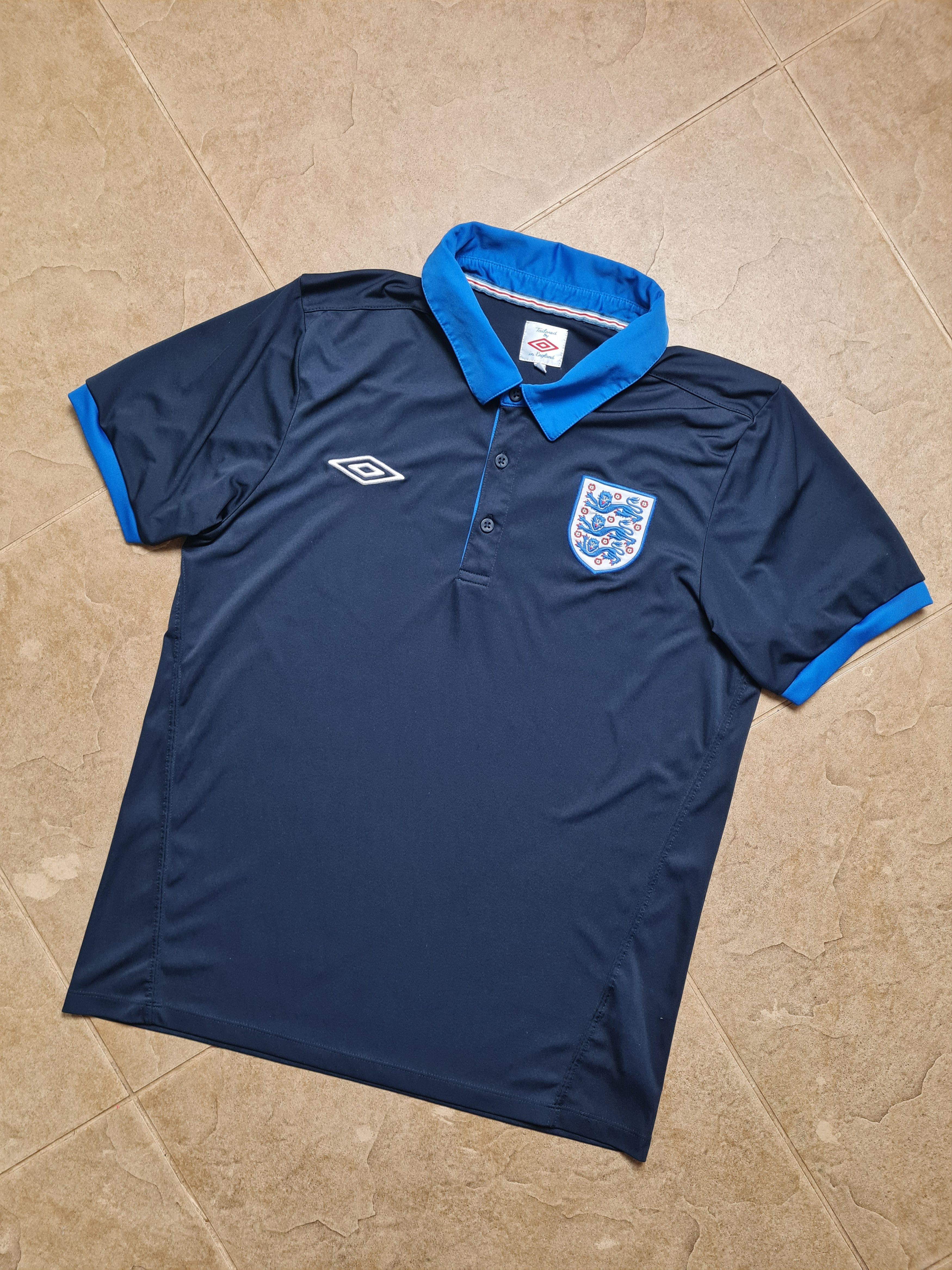 Umbro England Umbro Away Shirt 2012 Polo Soccer Jersey Three Lions Size US M / EU 48-50 / 2 - 7 Thumbnail